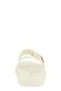 Double Band Buckle Detail Footed Sandals sold by Rainbow