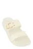 Double Band Buckle Detail Footed Sandals sold by Rainbow