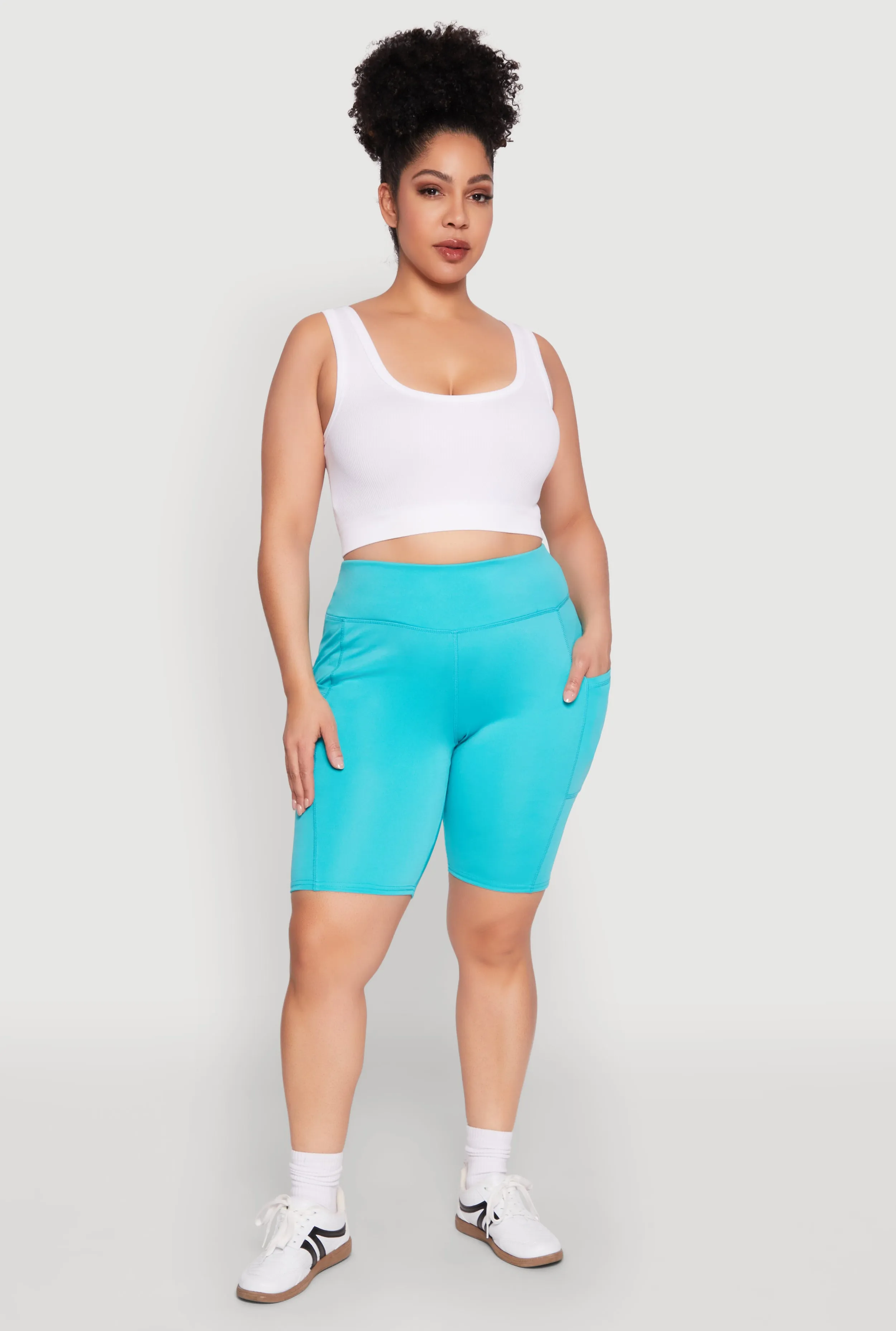 Plus Size Spandex Biker Shorts sold by Rainbow product image thumbnail 2