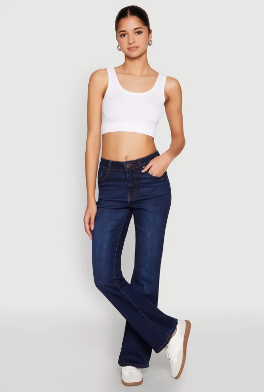 WAX Whiskered Boot Cut Jeans sold by Rainbow