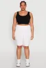 Plus Size Spandex Biker Shorts sold by Rainbow