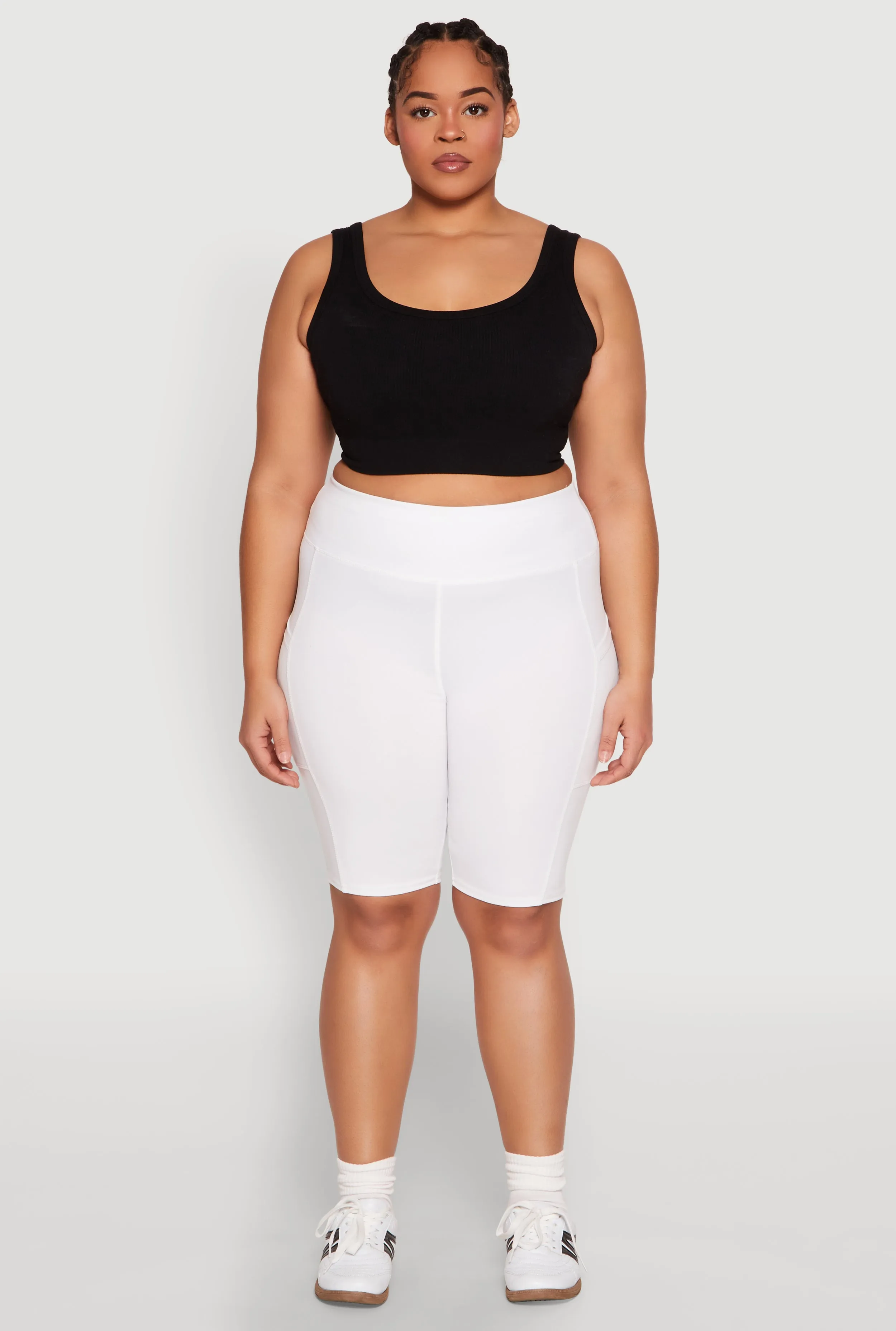 Plus Size Spandex Biker Shorts sold by Rainbow product image thumbnail 2