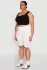 Plus Size Spandex Biker Shorts sold by Rainbow