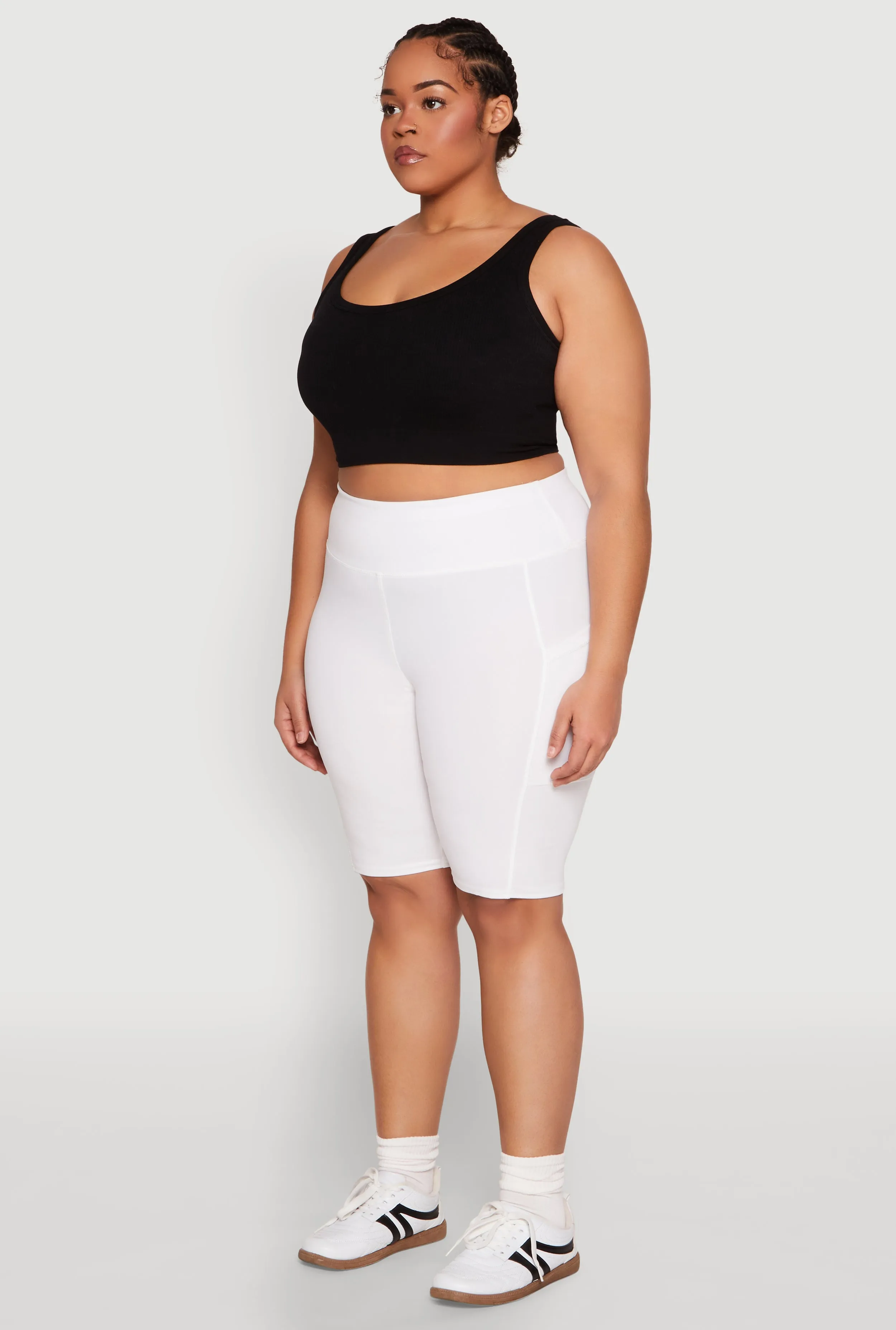 Plus Size Spandex Biker Shorts sold by Rainbow product image thumbnail 3