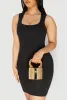 Metallic Cylinder Convertible Crossbody Bag sold by Rainbow