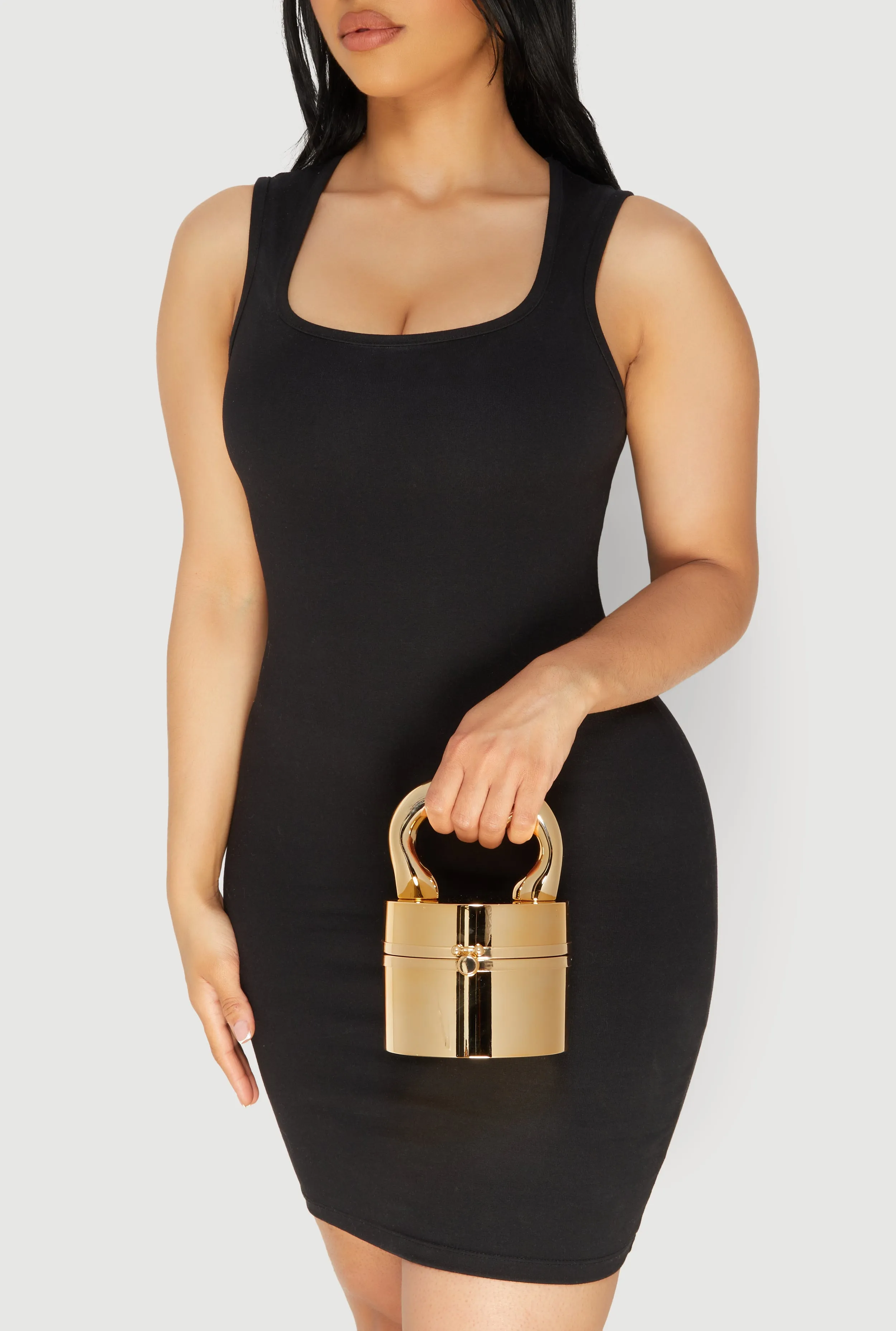 Metallic Cylinder Convertible Crossbody Bag sold by Rainbow product image thumbnail 2