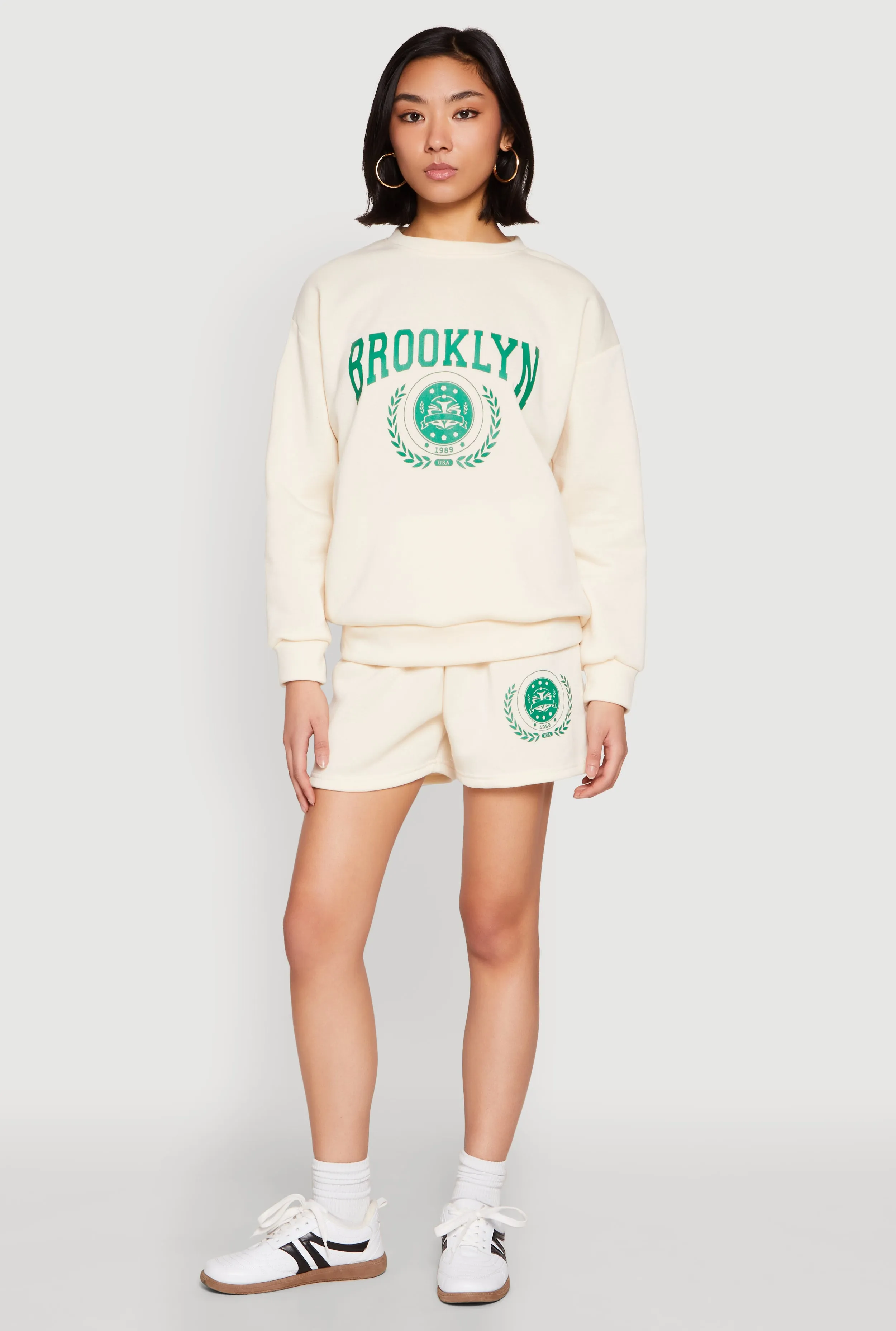 Fleece Brooklyn Graphic Sweatshorts sold by Rainbow product image thumbnail 2