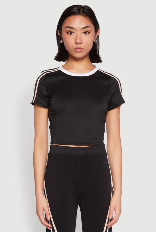 99 SS CROP JERSEY NAVY | Parallel