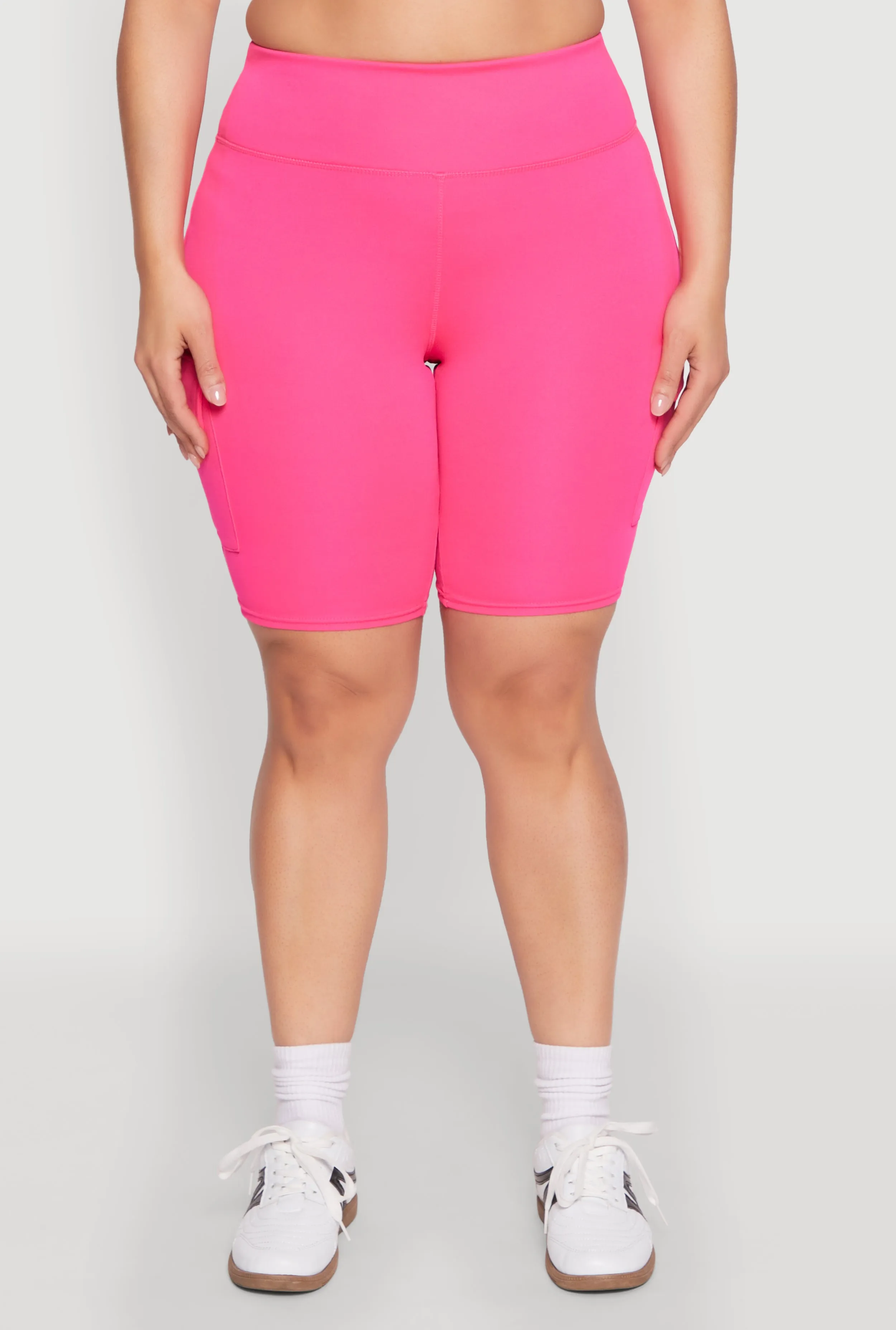 Plus Size Spandex Cargo Biker Shorts sold by Rainbow product image thumbnail 5