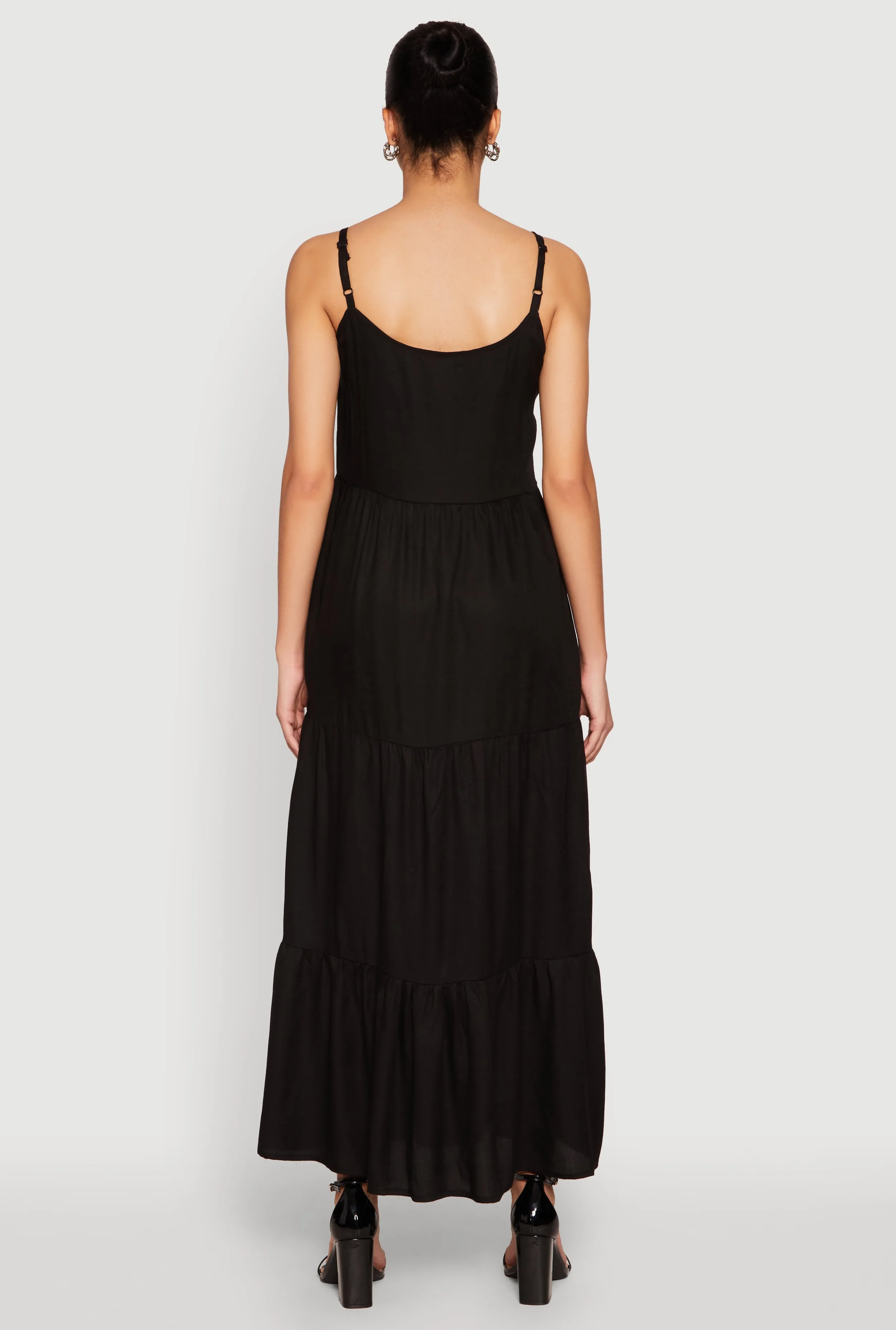 Scoop Neck Tiered Maxi Dress sold by Rainbow product image thumbnail 5