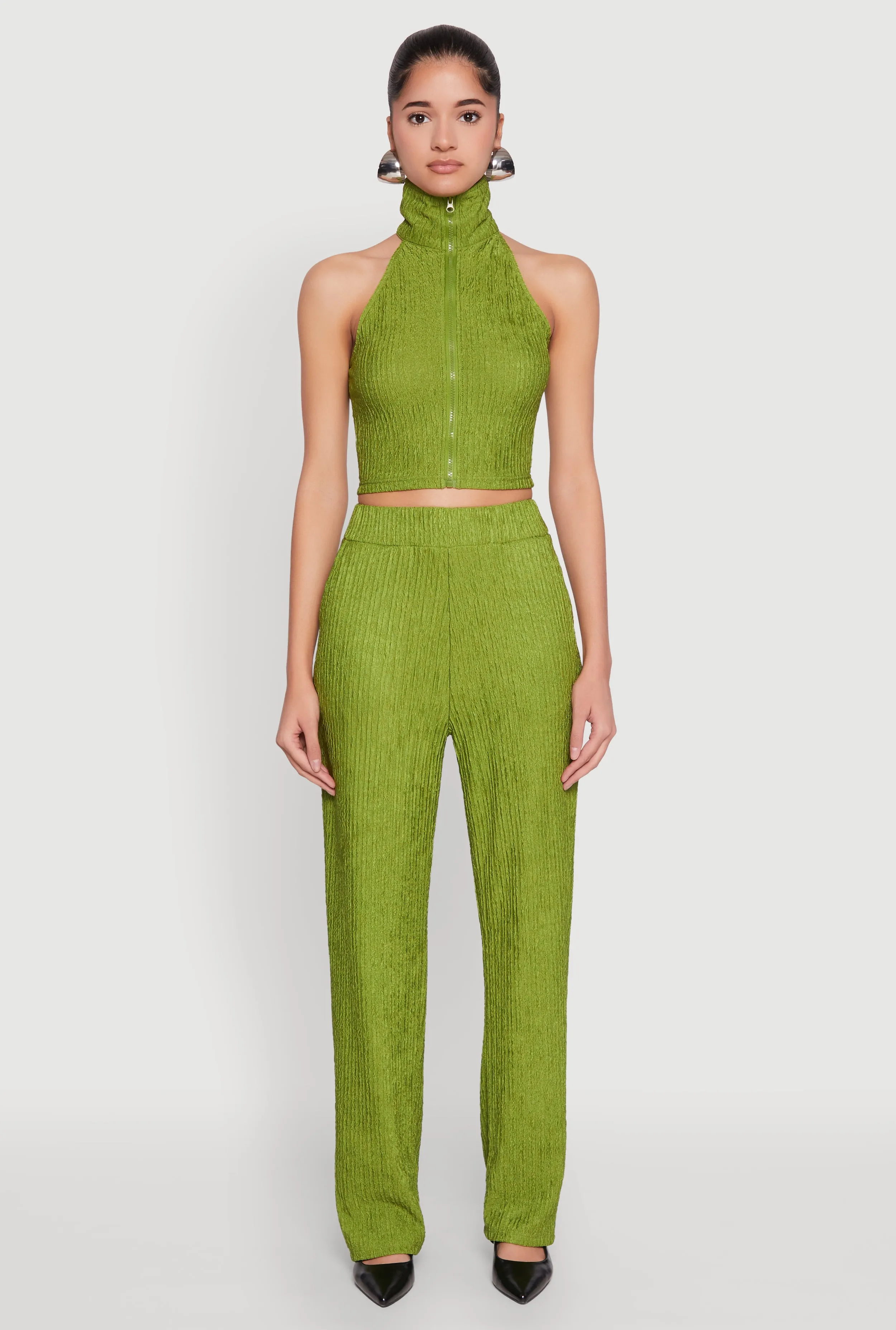 Textured Knit High Waist Pants sold by Rainbow product image thumbnail 2