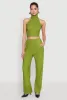 Textured Knit High Waist Pants sold by Rainbow