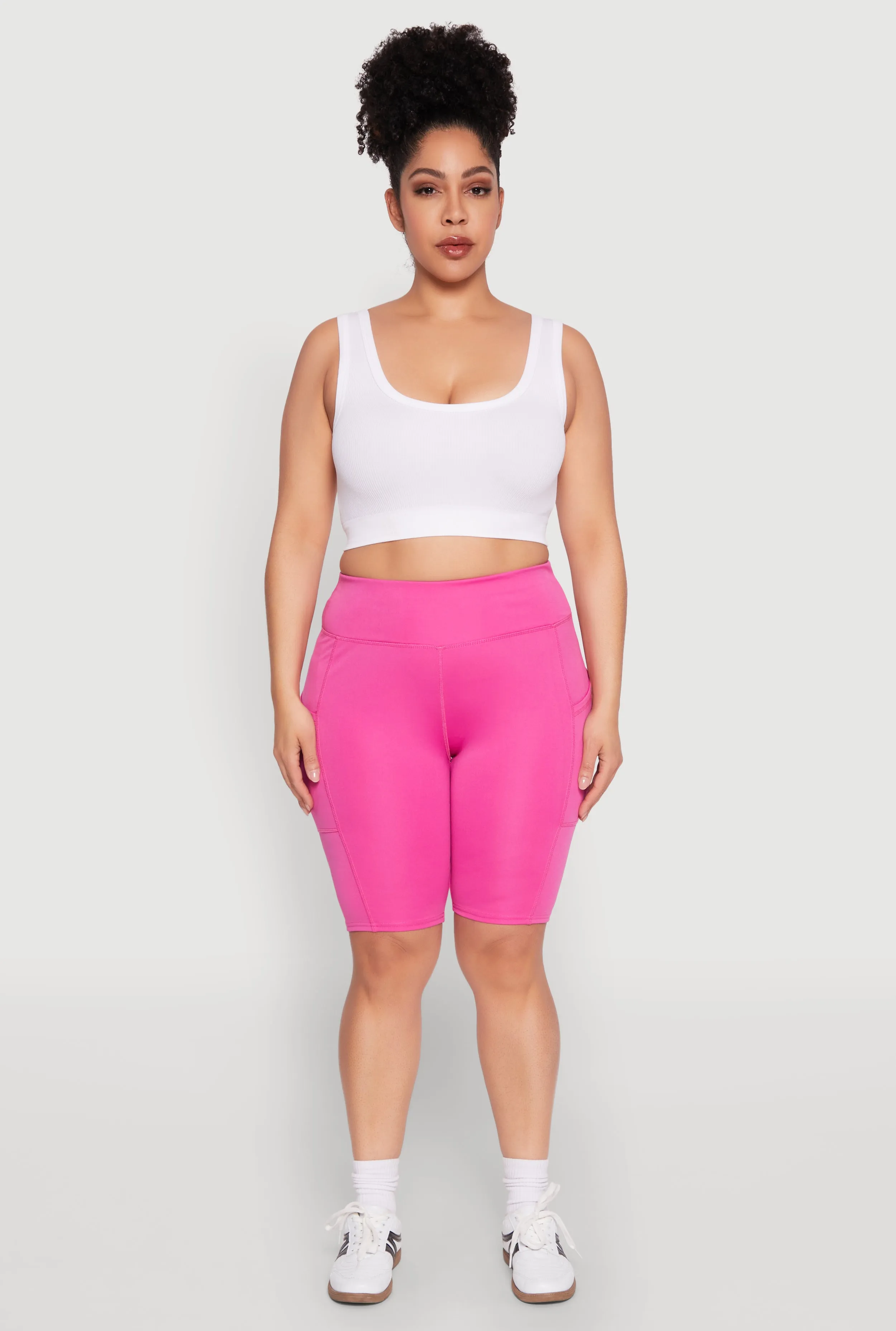 Plus Size Spandex Biker Shorts sold by Rainbow product image thumbnail 2