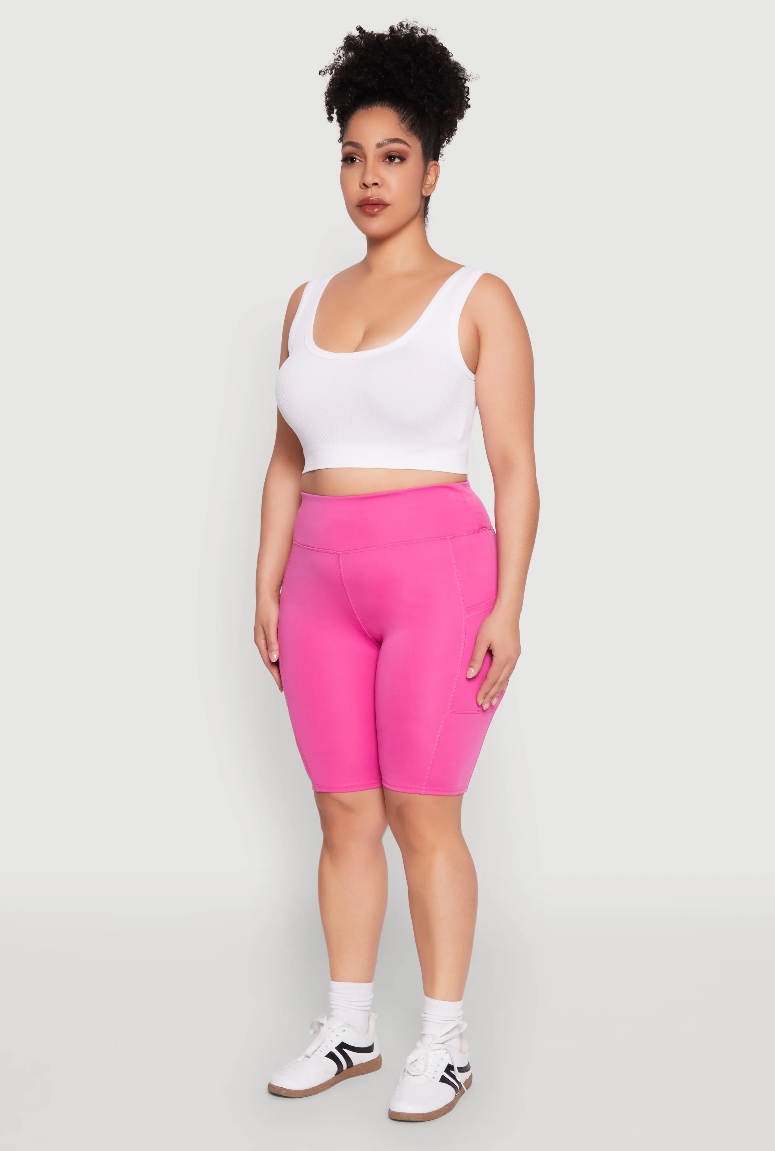 Plus Size Spandex Biker Shorts sold by Rainbow product image thumbnail 3