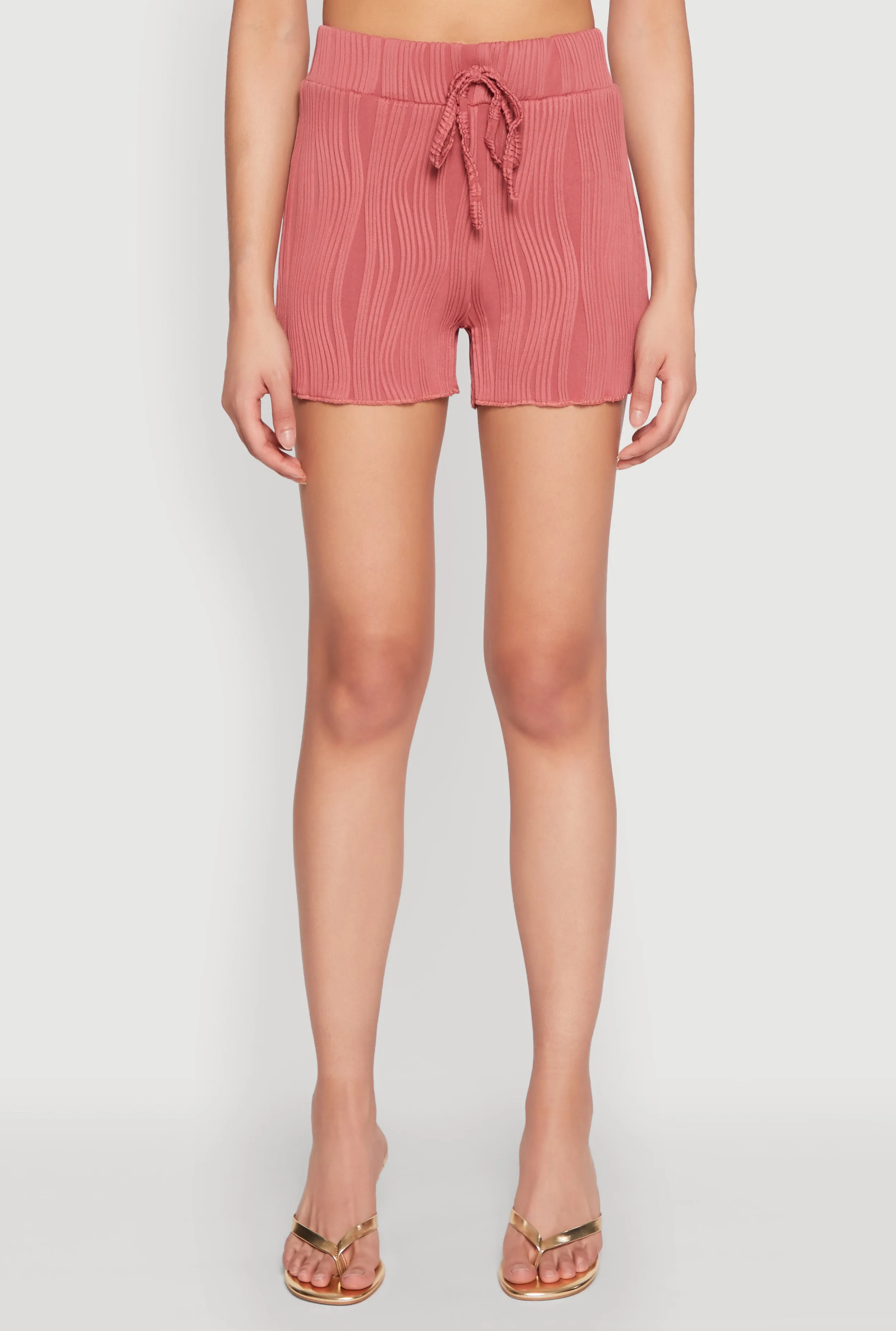Plisse High Waisted Shorts sold by Rainbow product image thumbnail 3