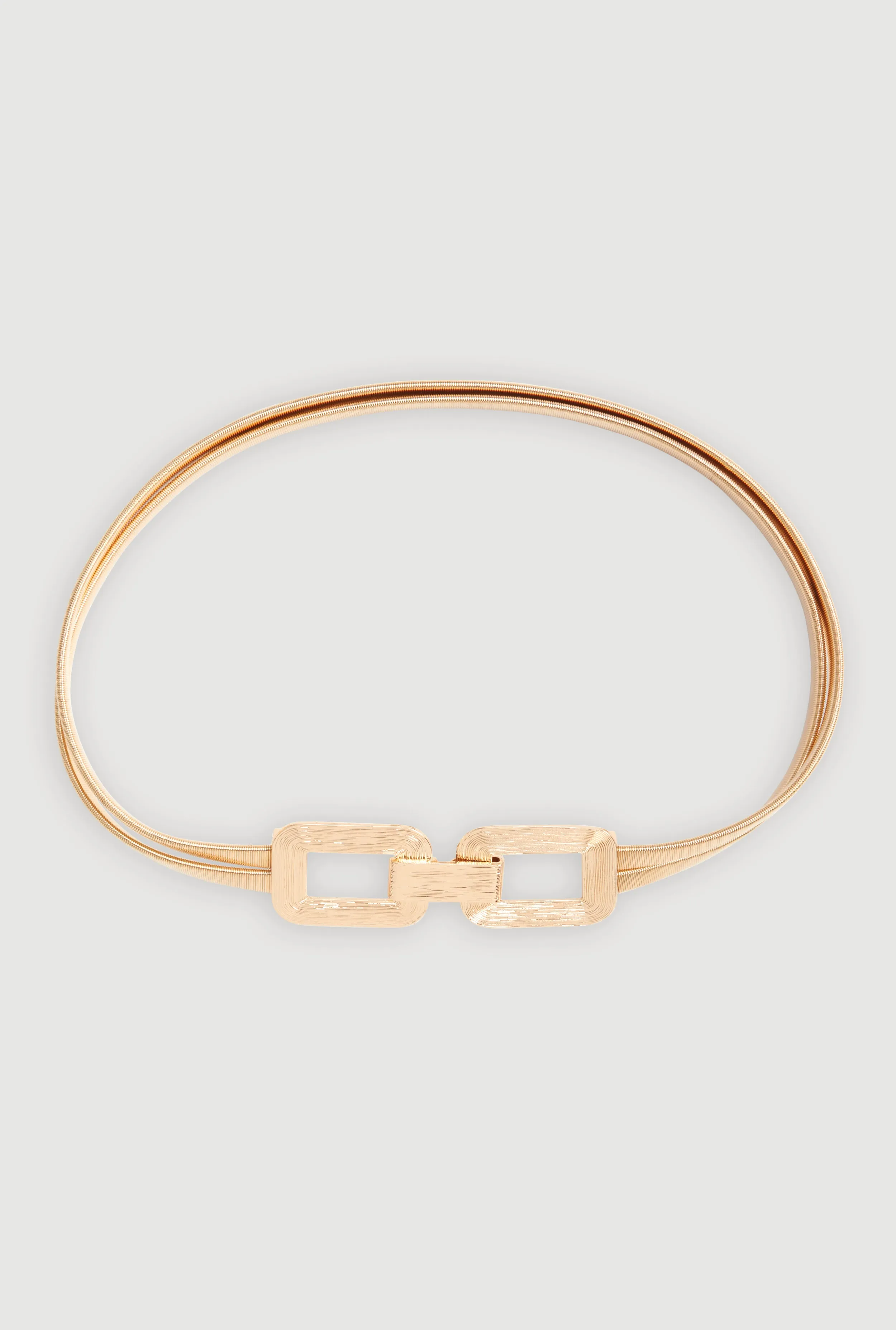 Metallic Double Layered Stretch Waist Belt sold by Rainbow