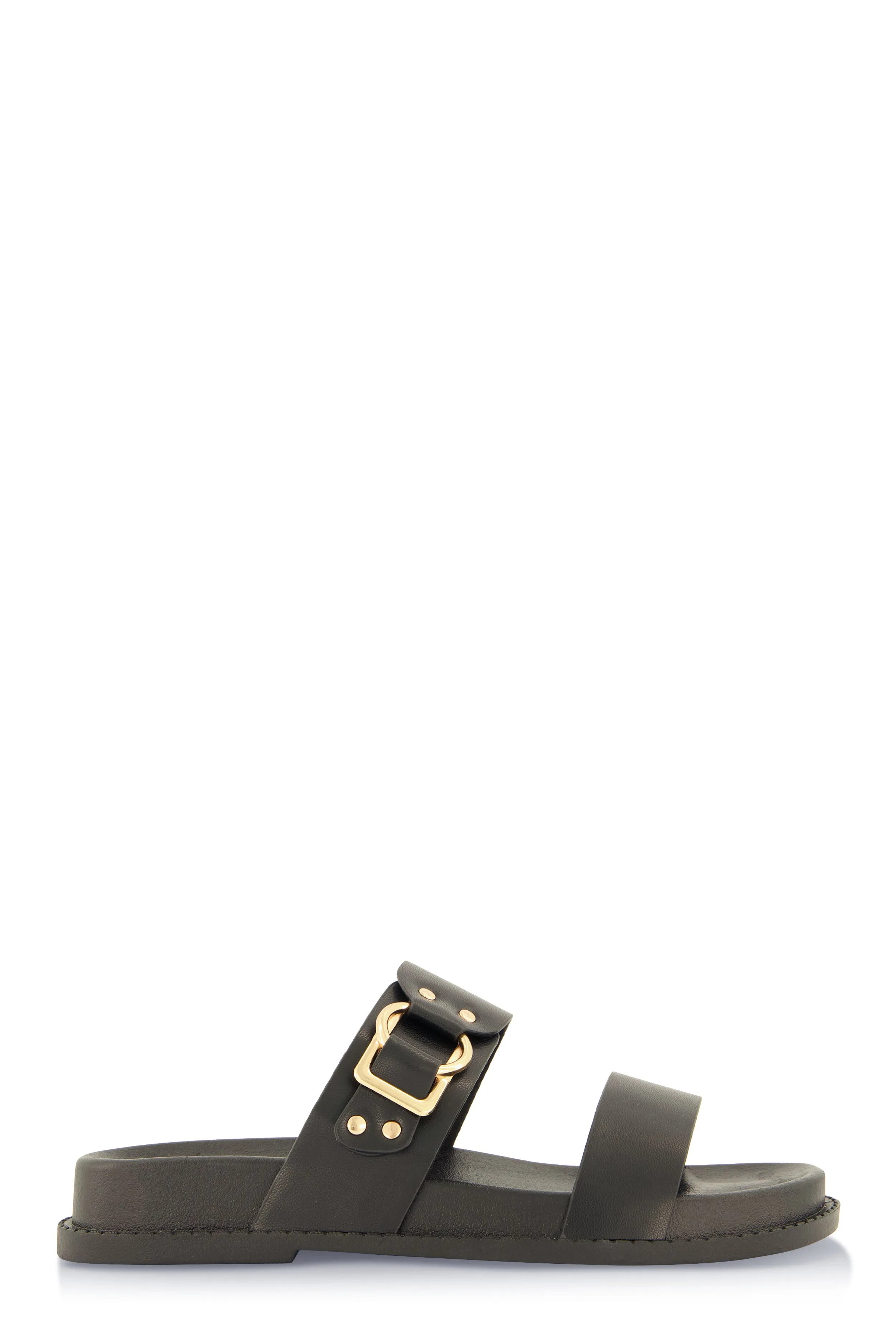 Double Band Buckle Detail Footed Sandals sold by Rainbow product image thumbnail 2