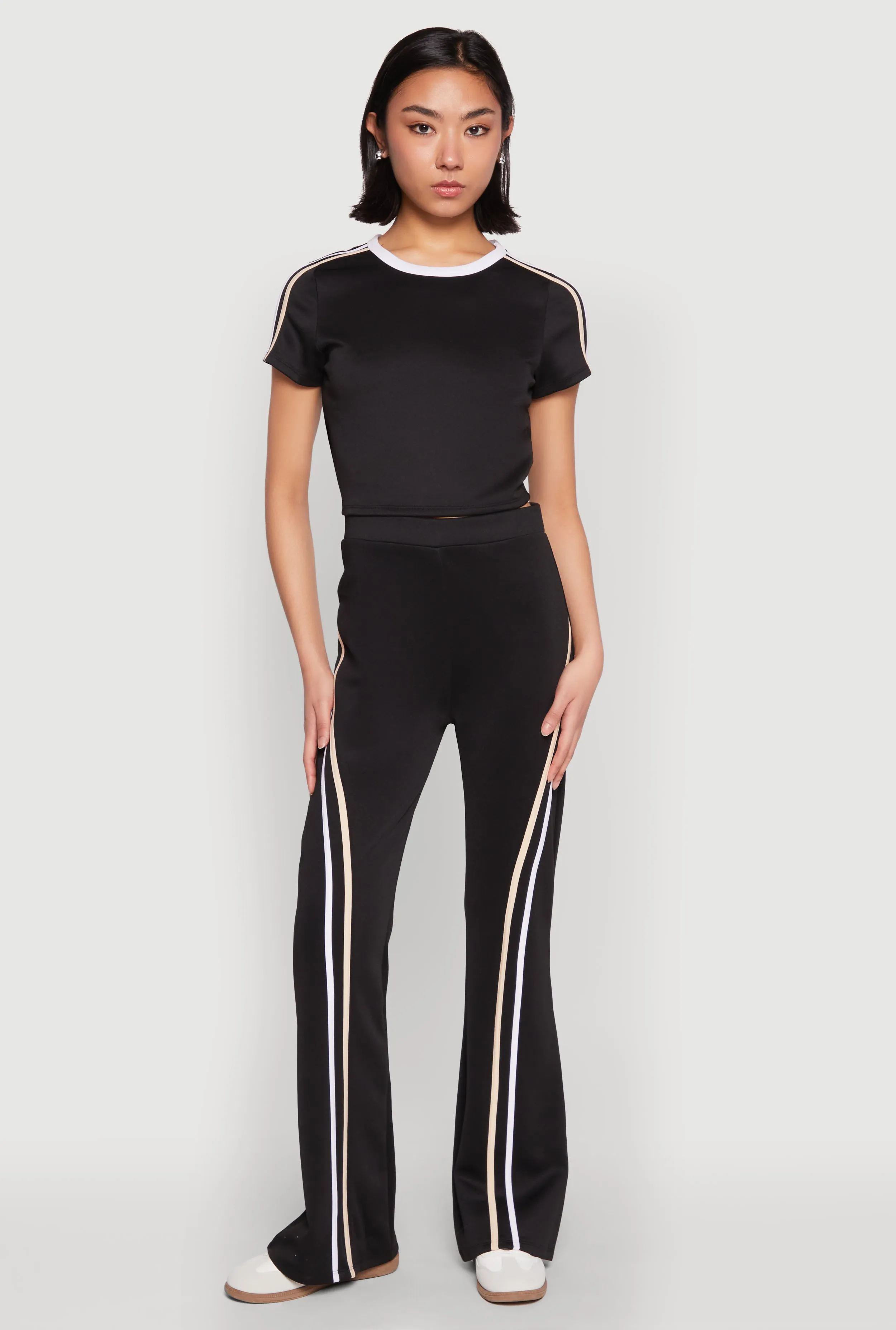 Varsity Stripe High Waisted Pants sold by Rainbow product image thumbnail 2