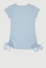 Little Girls 3D Rhinestone Queen Squad Graphic Top sold by Rainbow