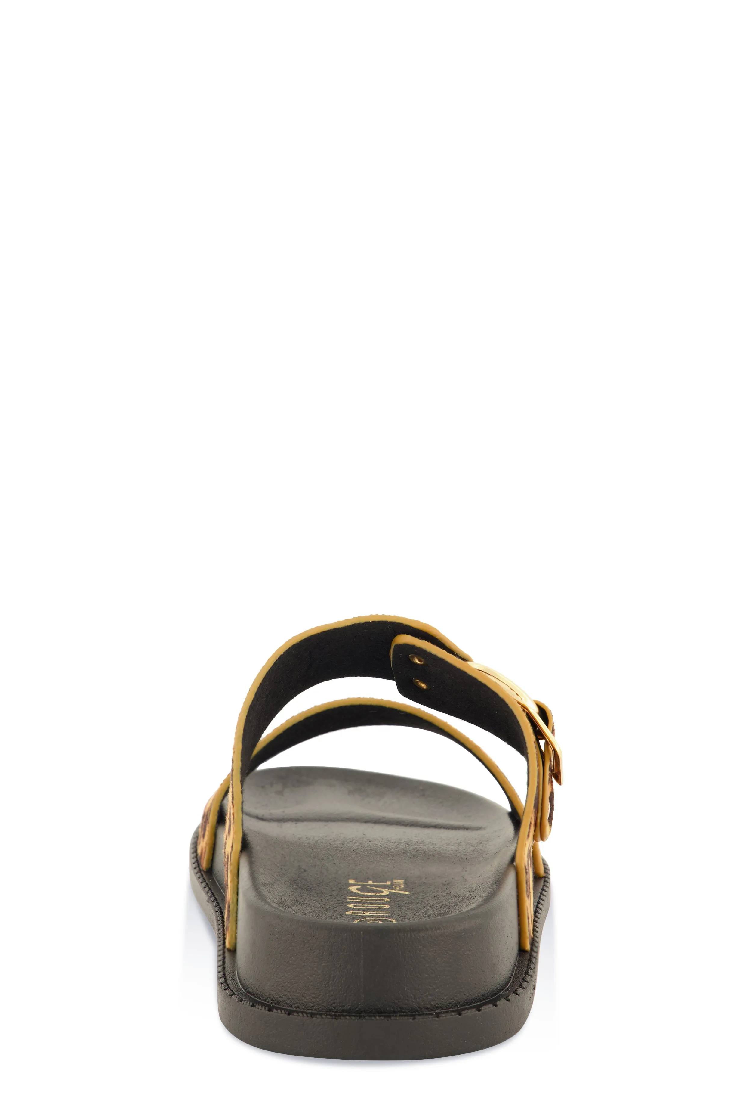 Double Band Buckle Detail Footed Sandals sold by Rainbow product image thumbnail 3