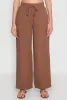 Gauze Knit Drawstring Wide Leg Pants sold by Rainbow