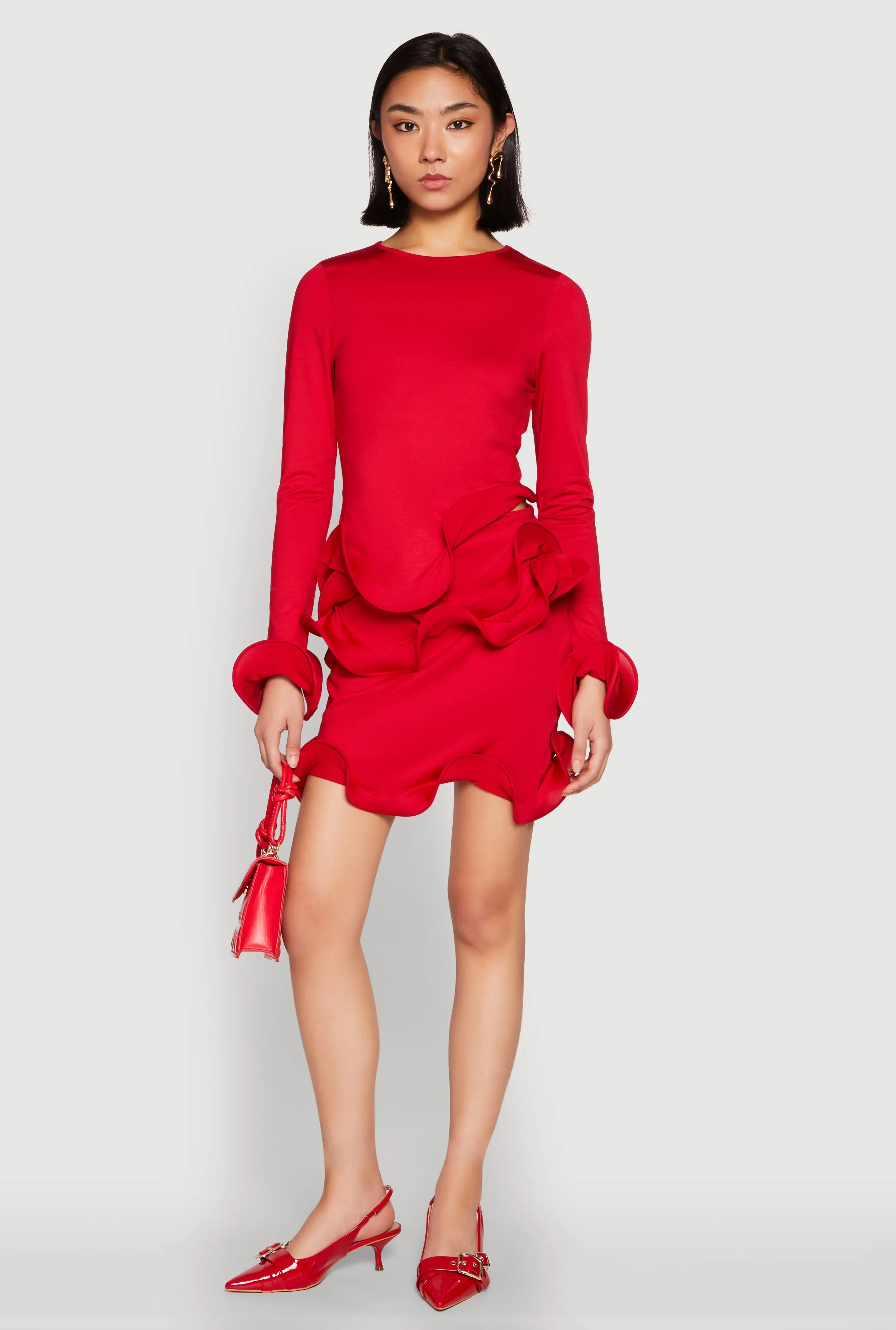 Wave Structured Trim Skort sold by Rainbow product image thumbnail 2