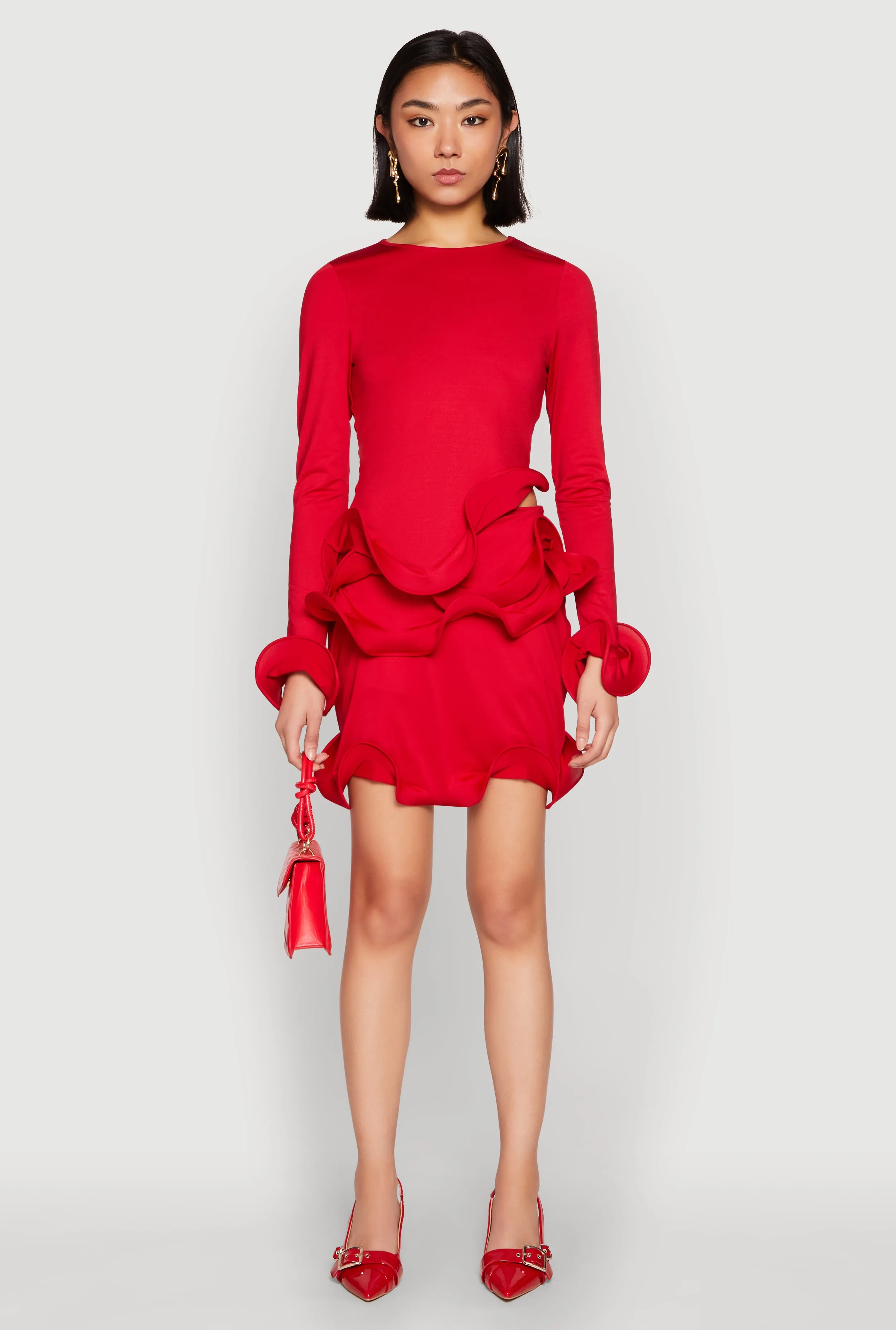 Wave Structured Trim Skort sold by Rainbow