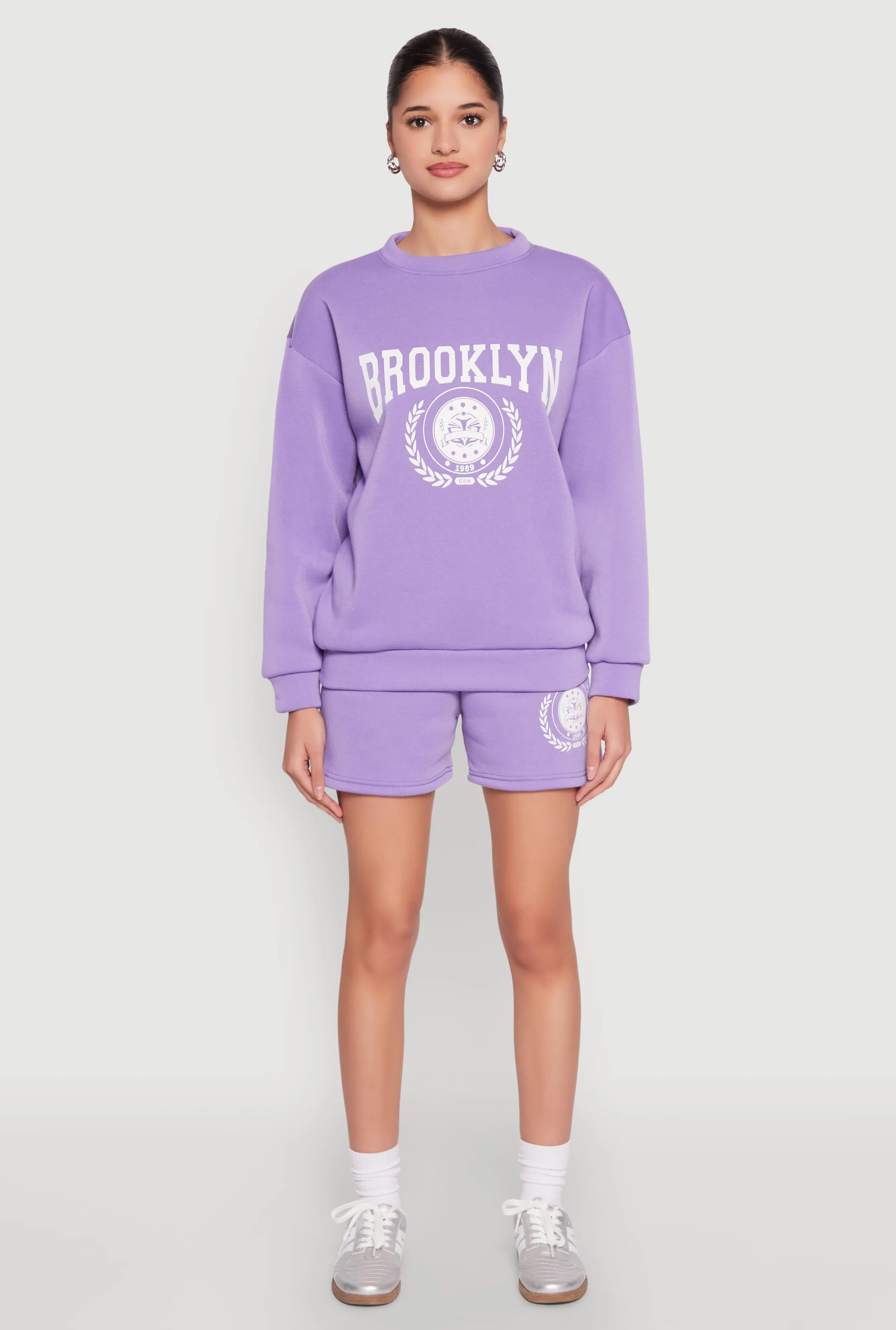 Fleece Brooklyn Graphic Sweatshorts sold by Rainbow product image thumbnail 2