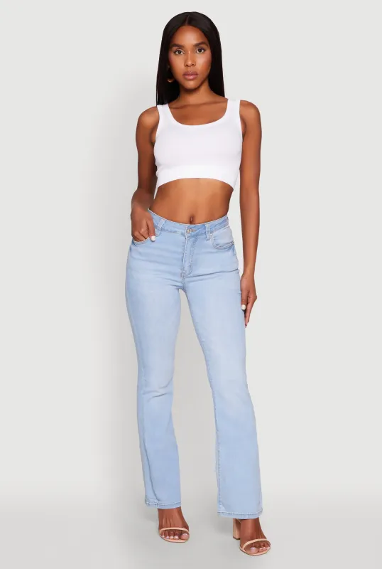 WAX Whiskered Boot Cut Jeans sold by Rainbow