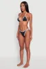Contrast Trim Detail Triangle Swim Bikini Top sold by Rainbow