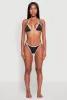 Contrast Trim Detail Triangle Swim Bikini Top sold by Rainbow