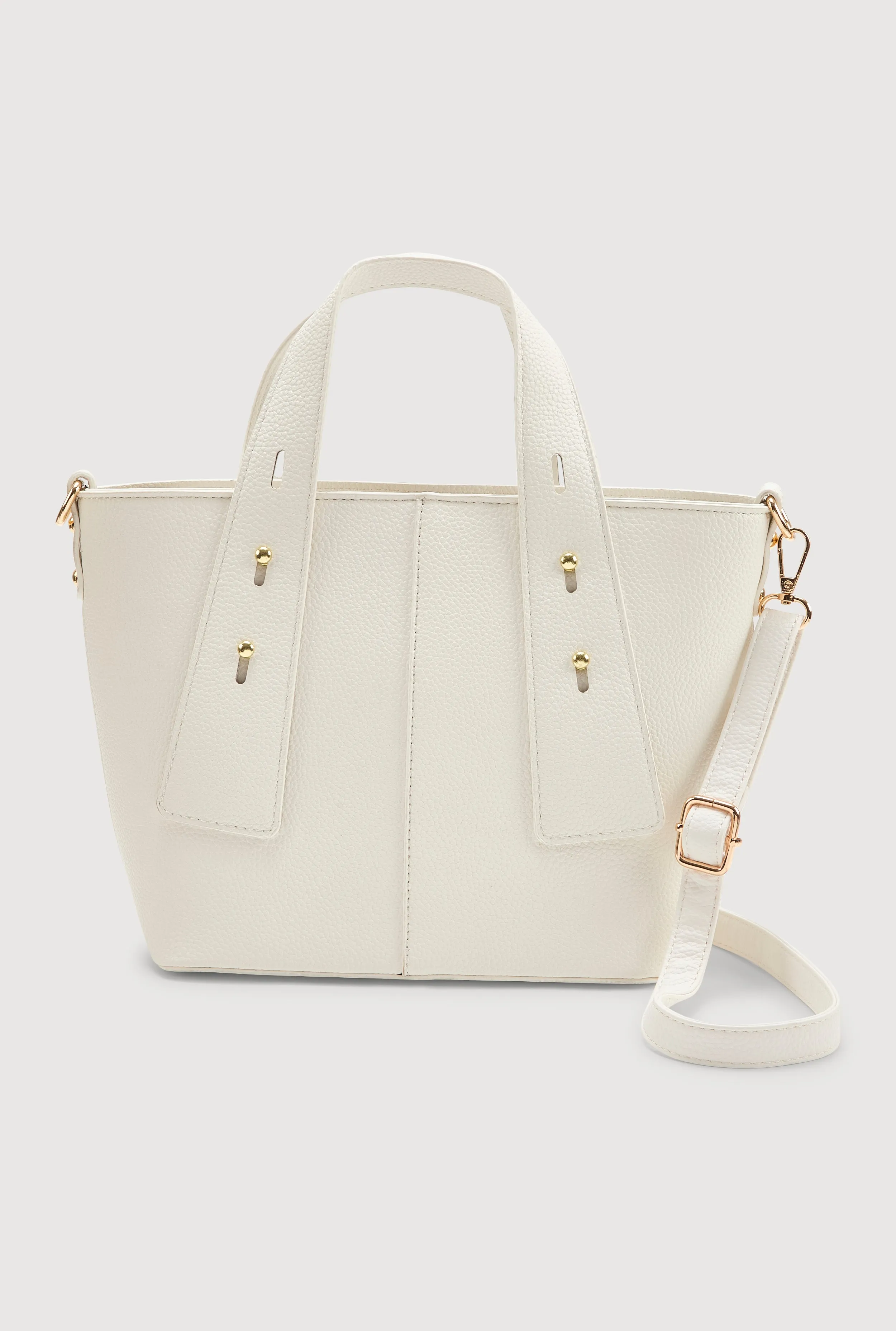 Faux Leather Convertible Handbag sold by Rainbow