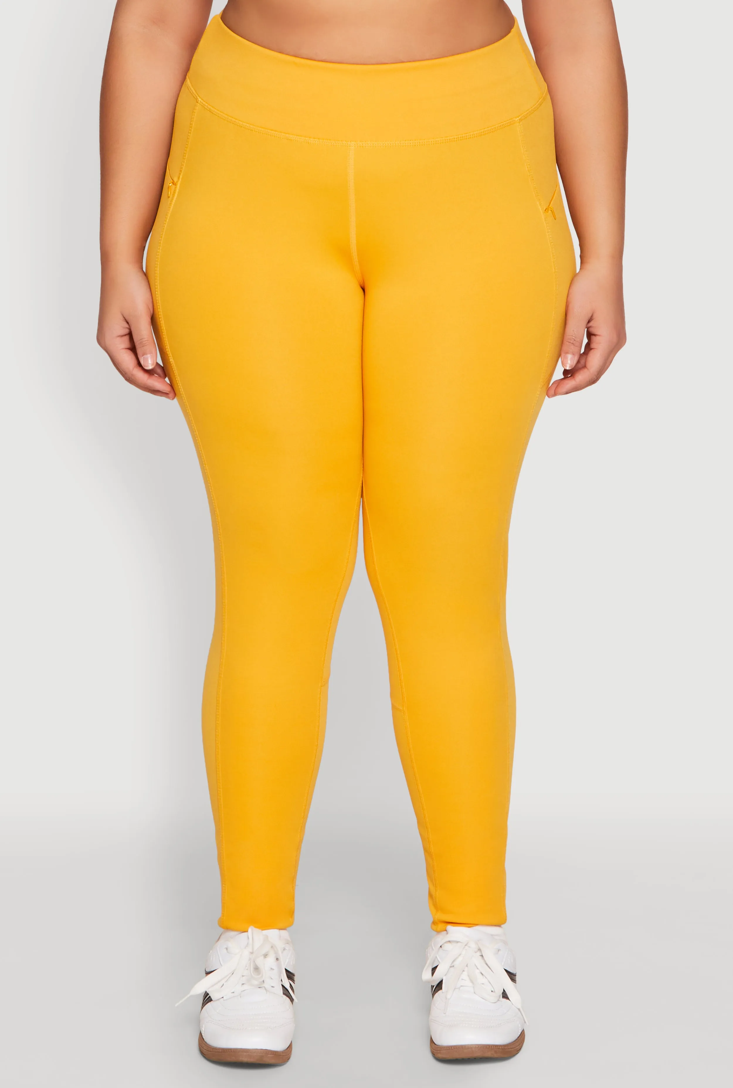 Plus Size Side Zip Pocket Leggings sold by Rainbow product image thumbnail 5