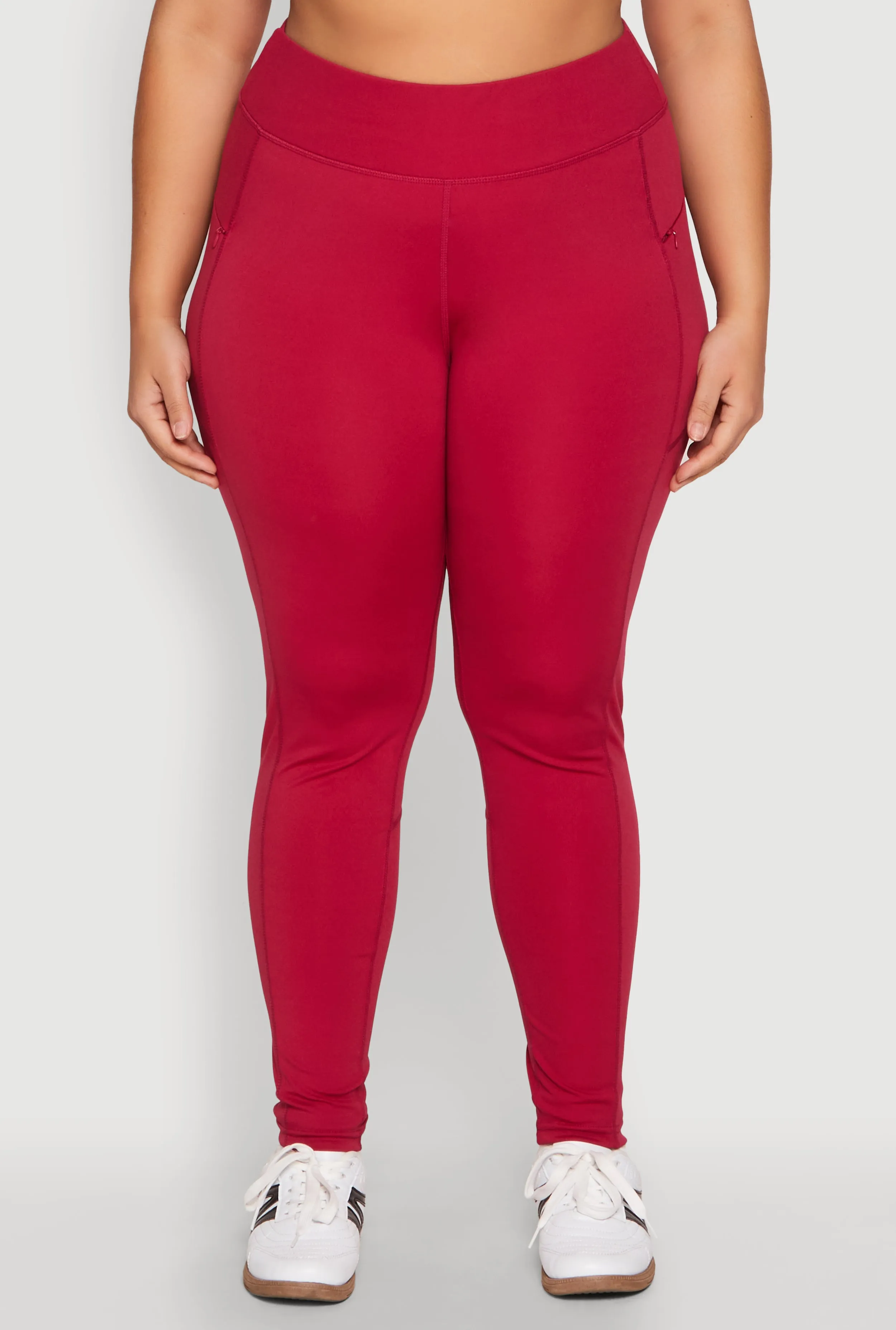 Plus Size Side Zip Pocket Leggings sold by Rainbow product image thumbnail 5