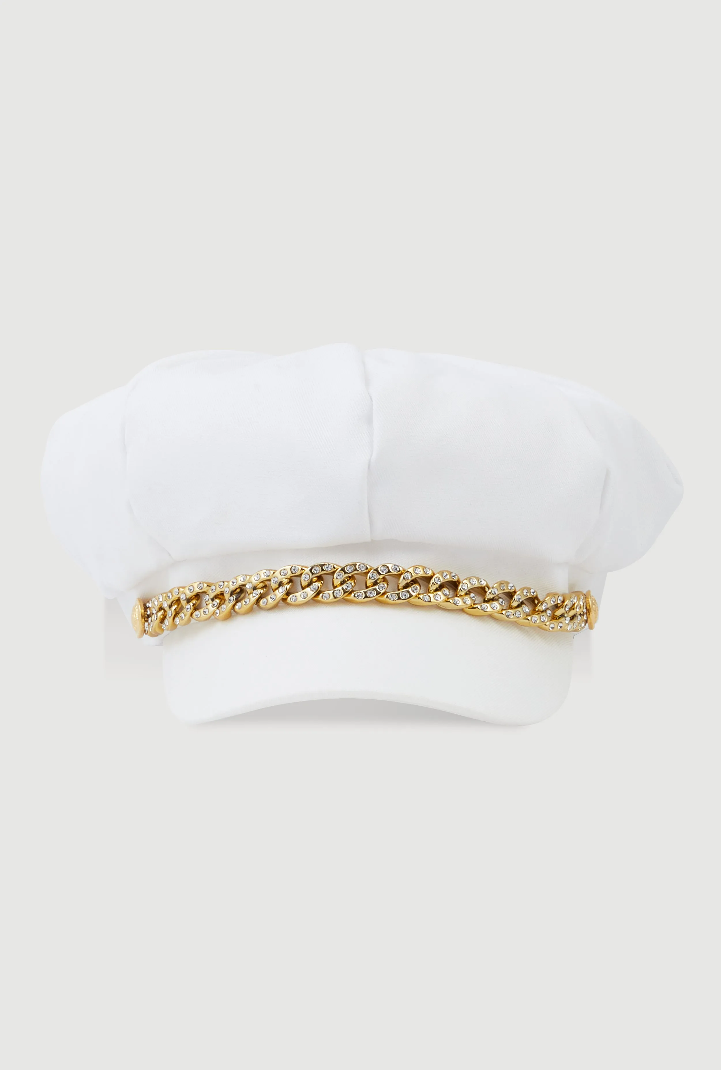 Rhinestone Chain Detail Cabbie Hat sold by Rainbow product image thumbnail 3