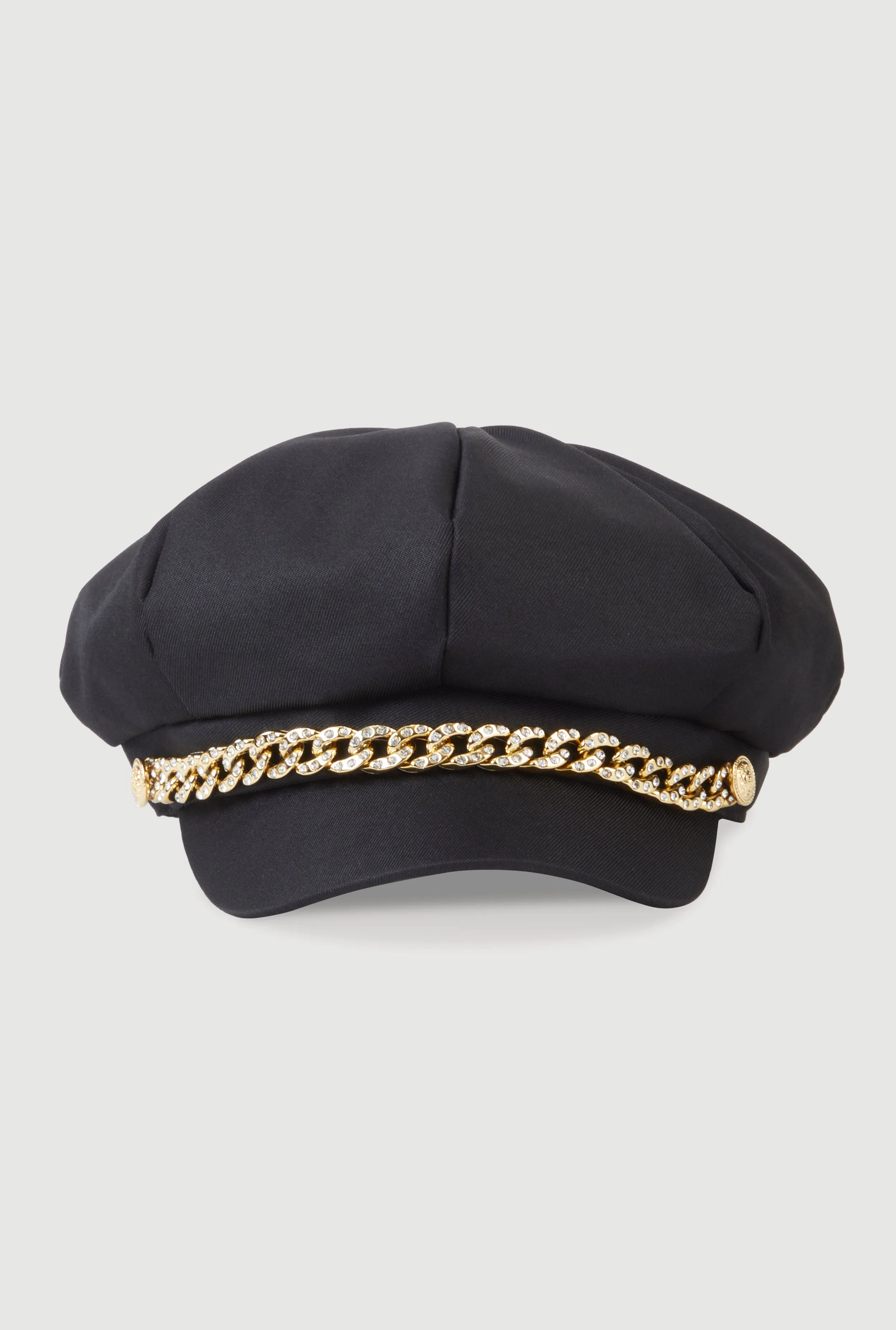 Rhinestone Chain Detail Cabbie Hat sold by Rainbow product image thumbnail 3