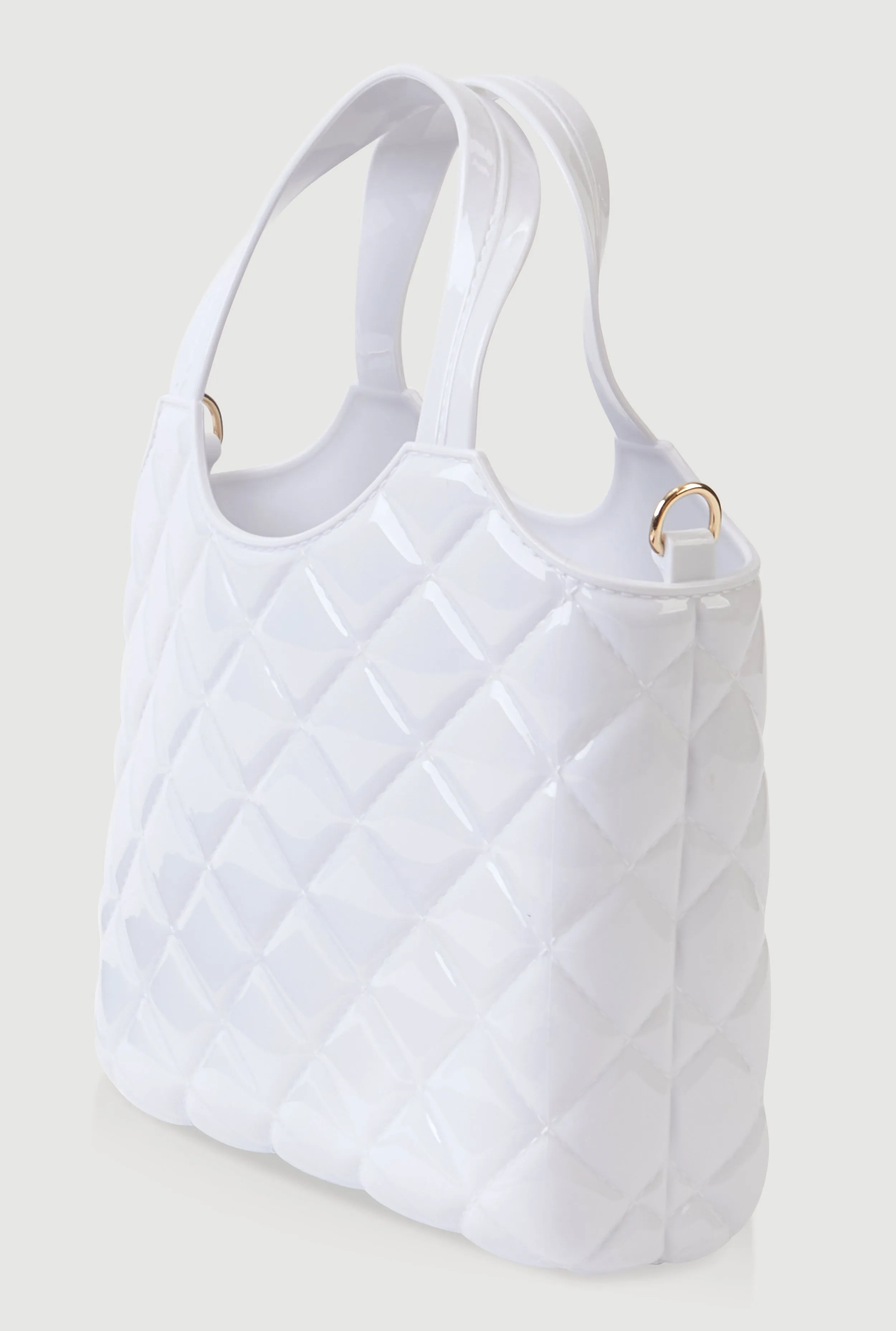 Jelly Quilted Convertible Handbag sold by Rainbow product image thumbnail 5