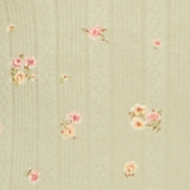 Ribbed Knit Lace Trim Ditsy Print Cami sold by Rainbow product image thumbnail 4