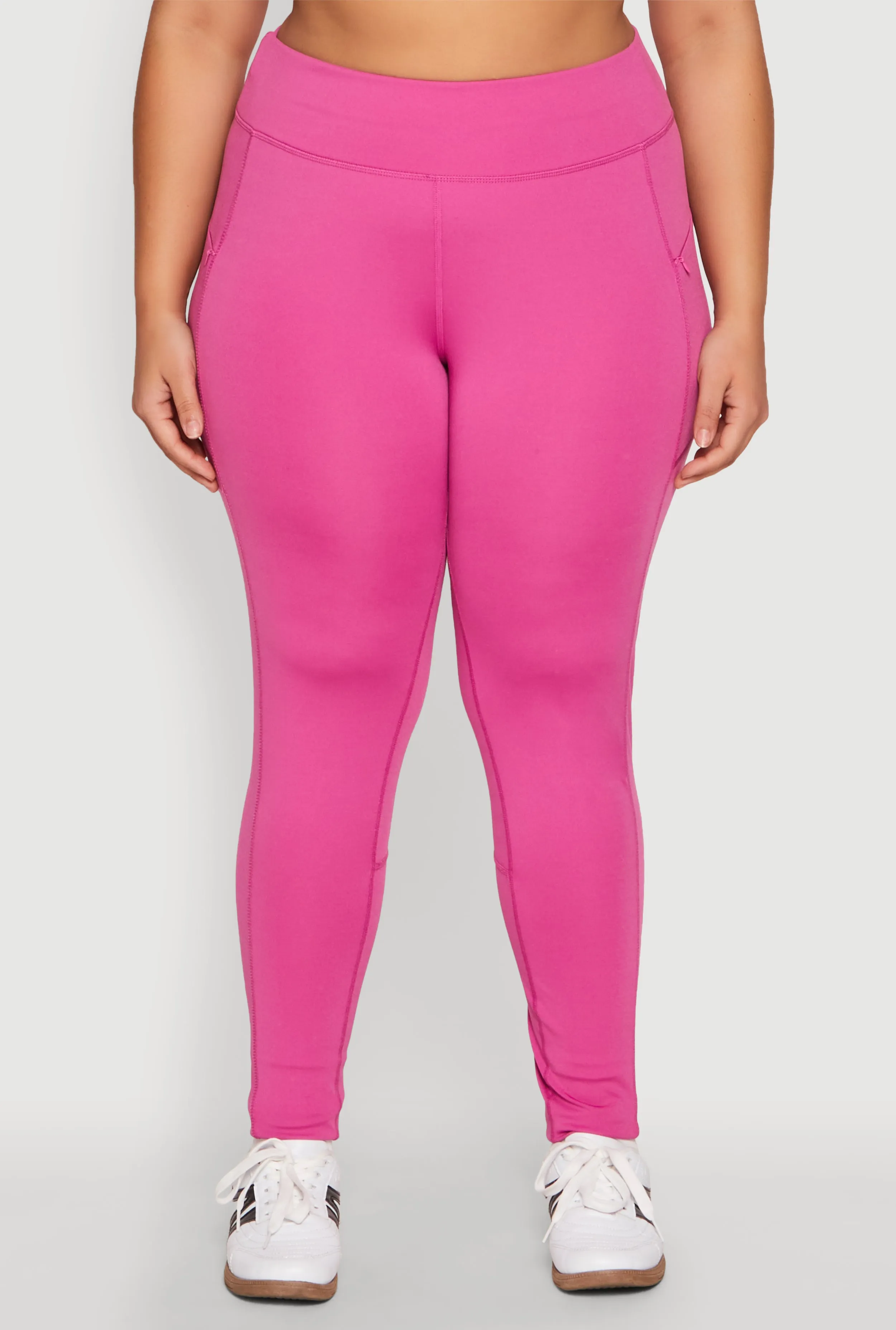Plus Size Side Zip Pocket Leggings sold by Rainbow product image thumbnail 5