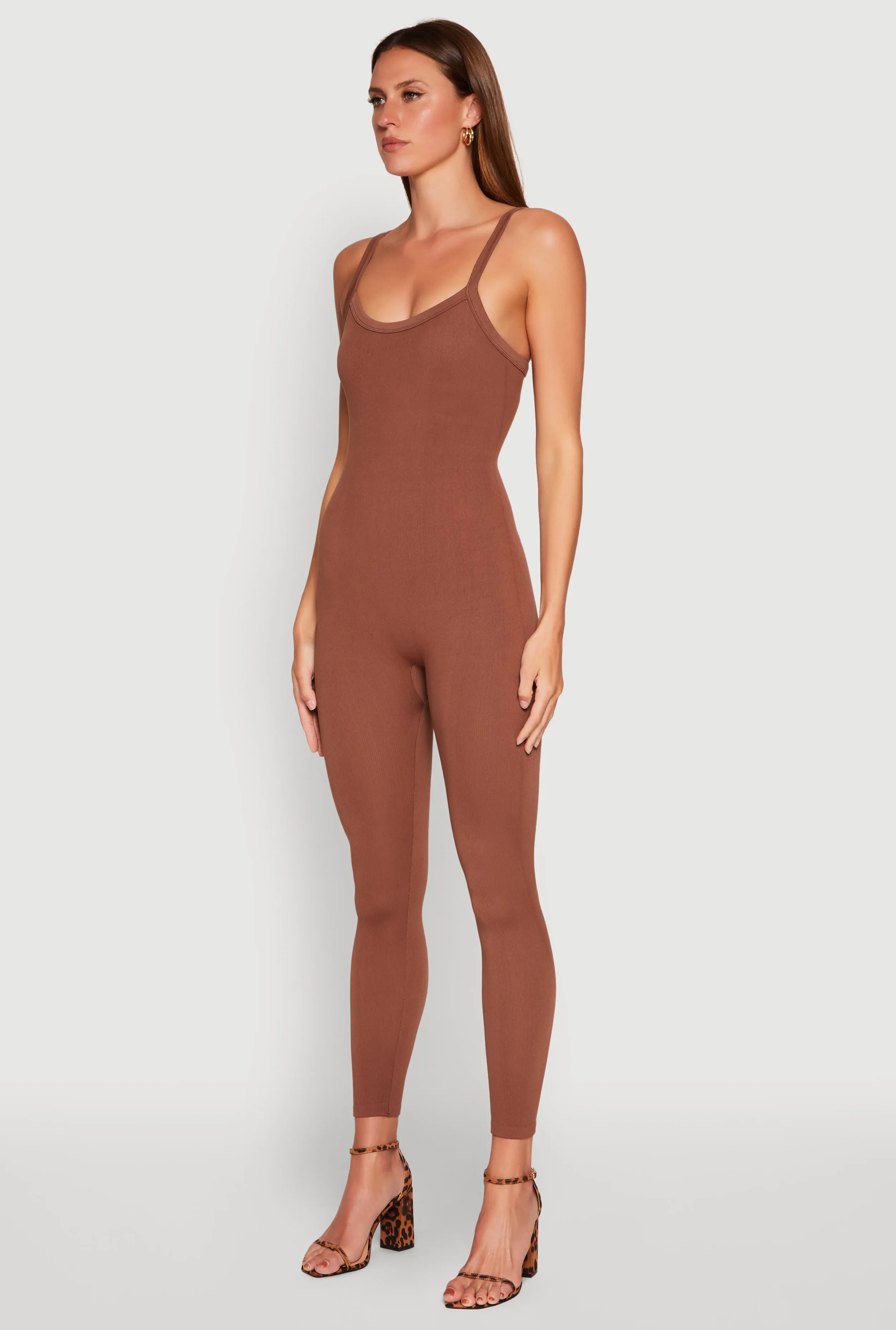 Daisy Seamless Ribbed Knit Catsuit sold by Rainbow product image thumbnail 3
