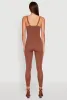 Daisy Seamless Ribbed Knit Catsuit sold by Rainbow