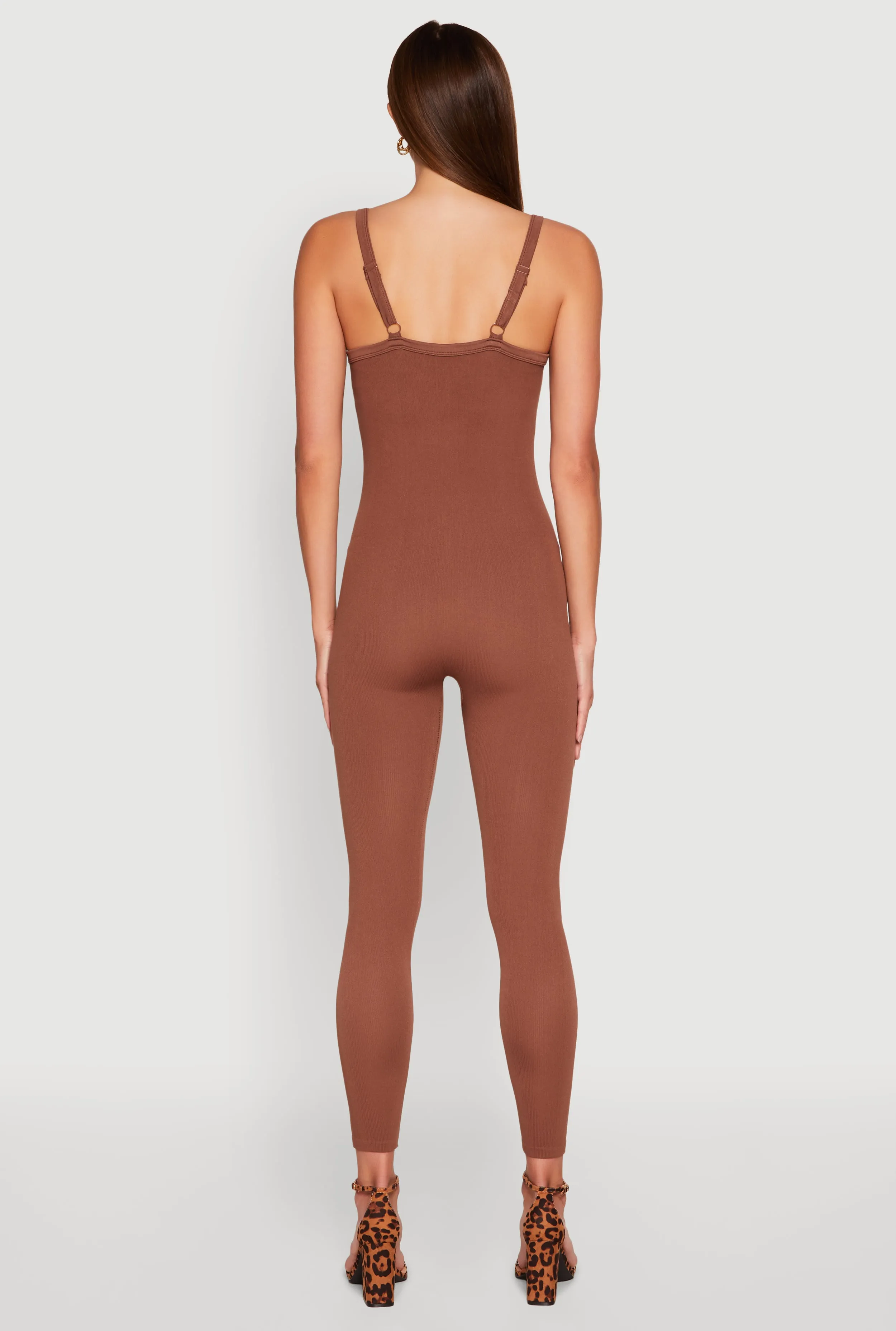 Daisy Seamless Ribbed Knit Catsuit sold by Rainbow product image thumbnail 5
