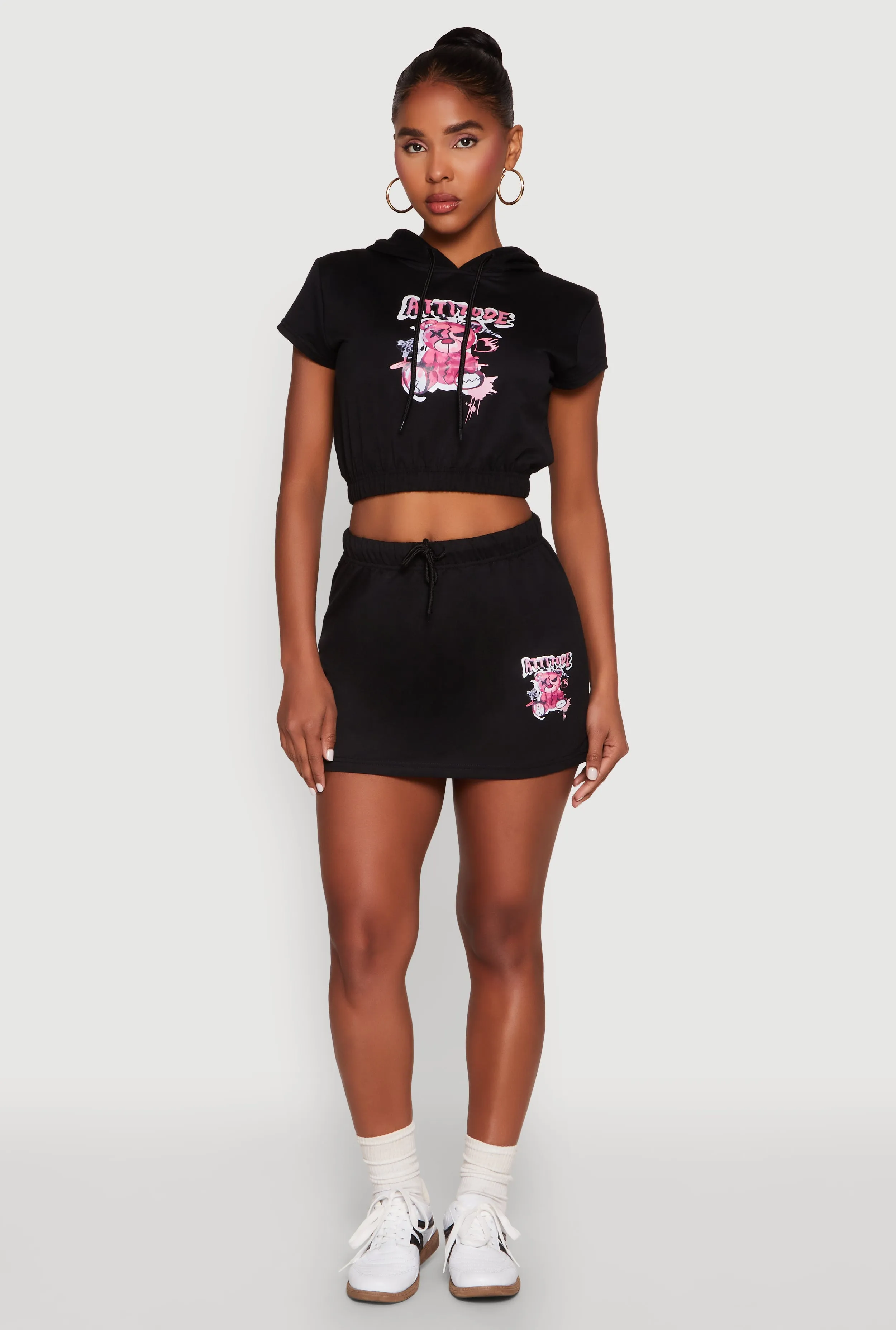 Attitude Be Yourself Short Sleeve Hoodie sold by Rainbow product image thumbnail 2