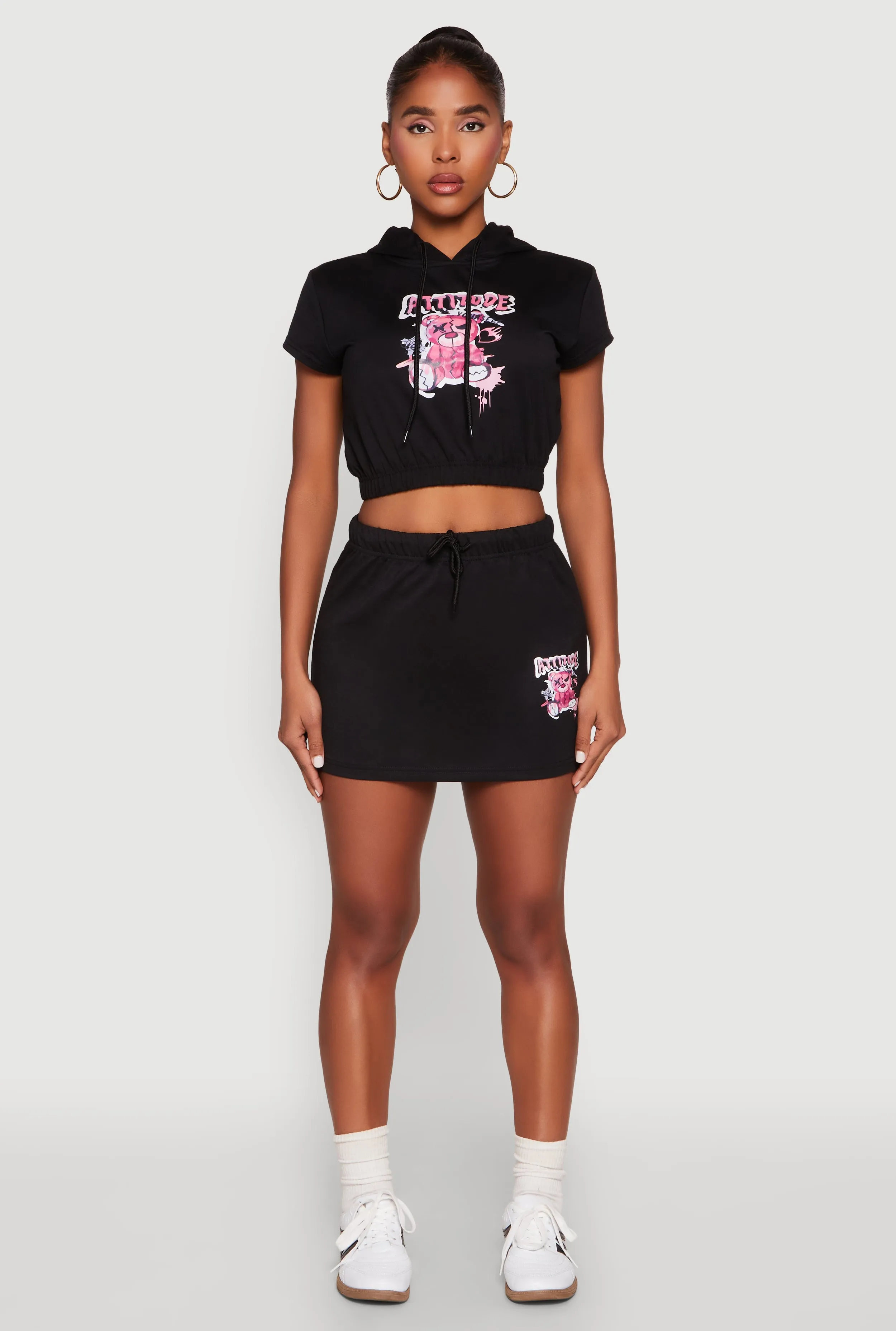 Attitude Be Yourself Short Sleeve Hoodie sold by Rainbow product image thumbnail 3