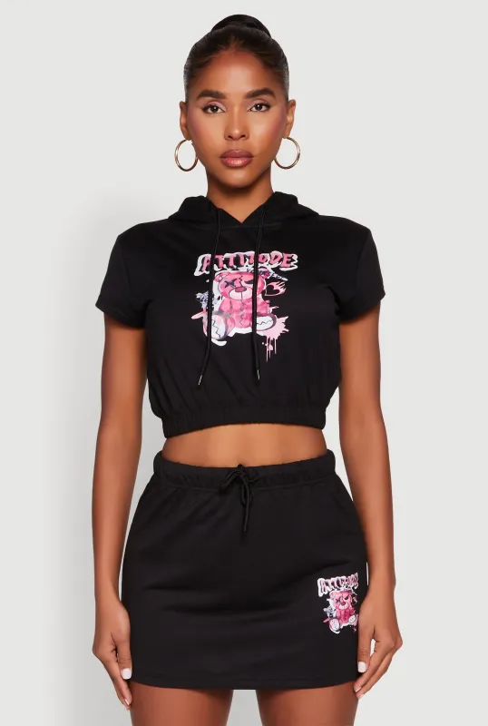 Attitude Be Yourself Short Sleeve Hoodie sold by Rainbow