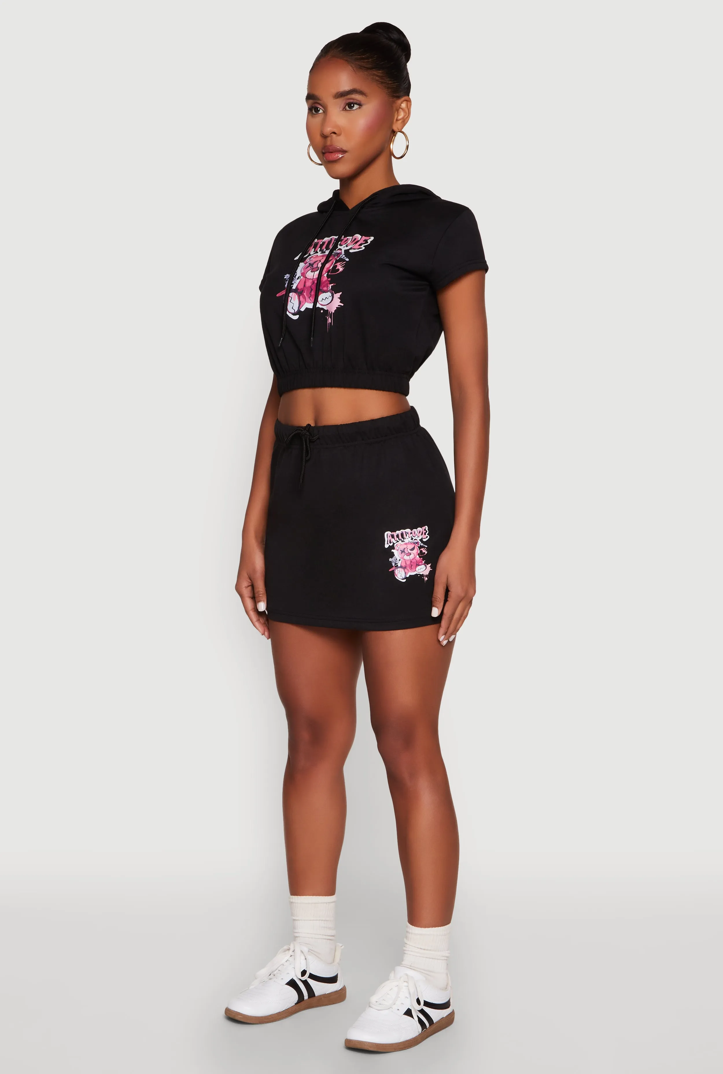 Attitude Be Yourself Short Sleeve Hoodie sold by Rainbow product image thumbnail 5