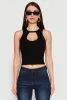 Seamless Cut Out Cropped Tank Top sold by Rainbow