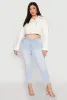 Plus Size Daisy Faux Leather Belted Moto Jacket sold by Rainbow