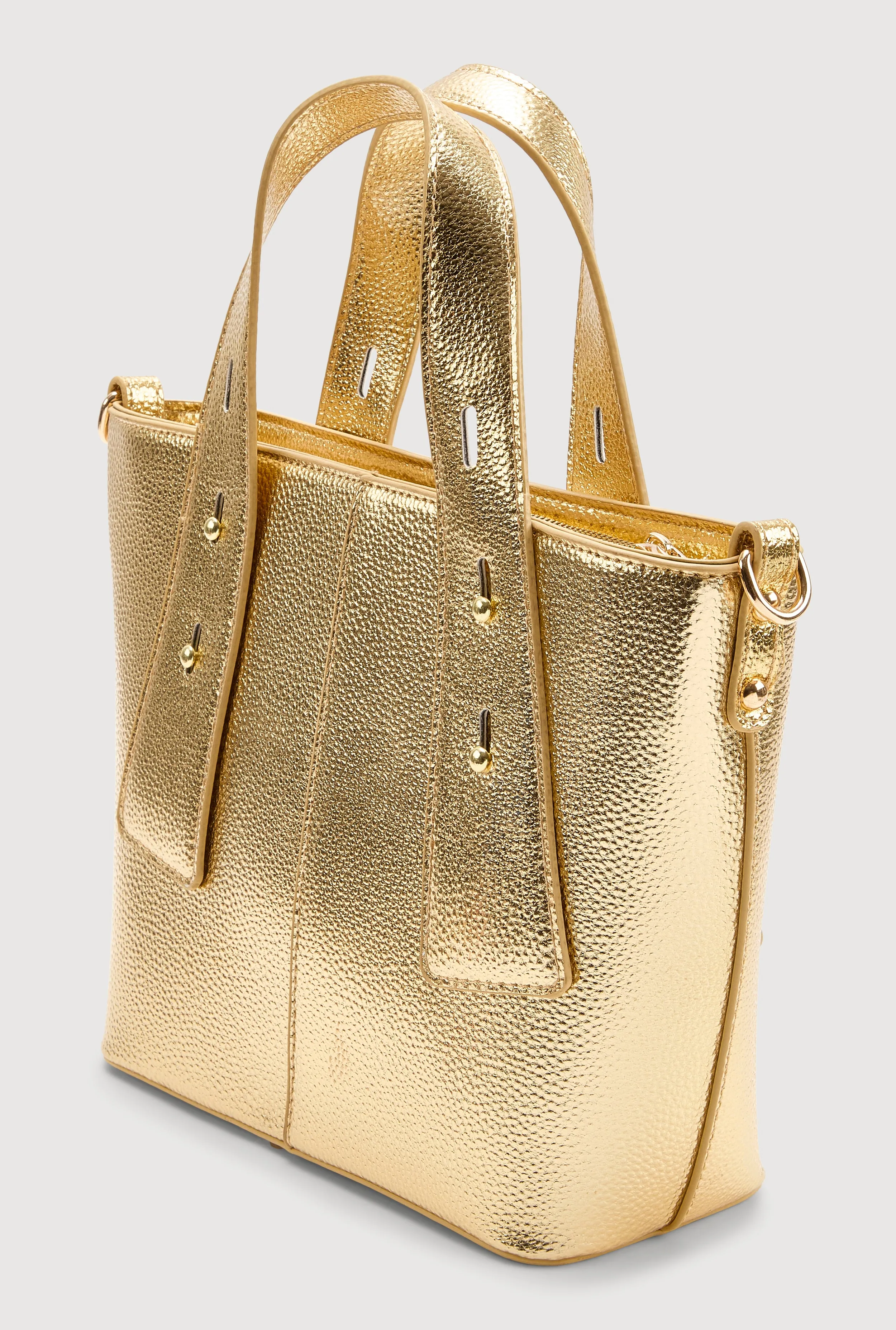 Faux Leather Convertible Handbag sold by Rainbow product image thumbnail 5