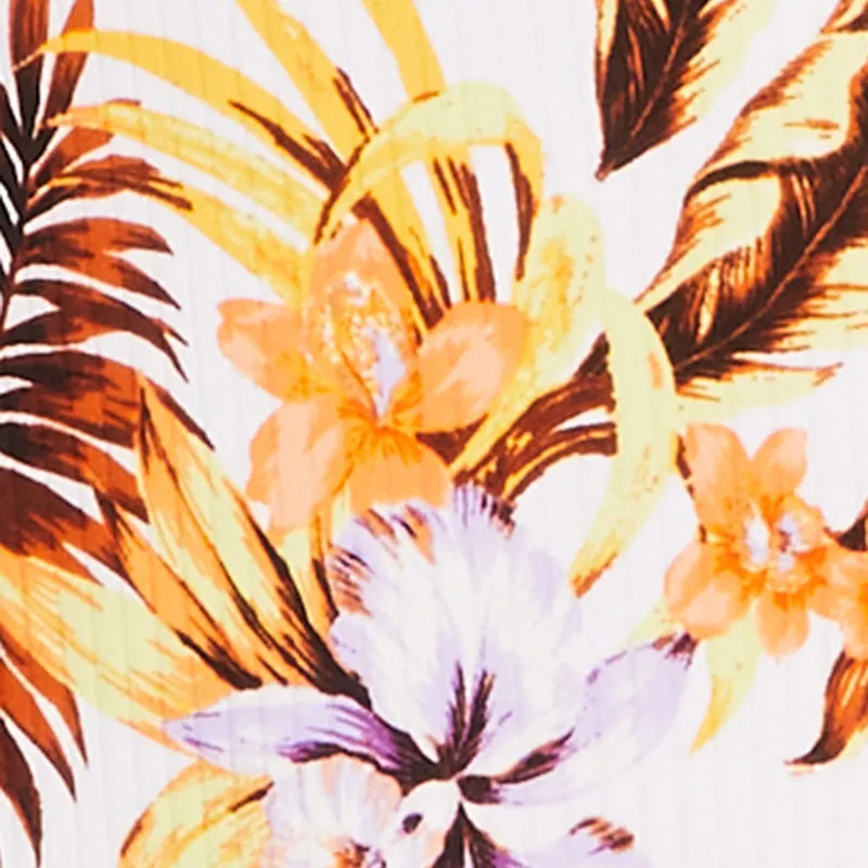 Plus Size Floral Ribbed Knit Tank Dress sold by Rainbow product image thumbnail 4